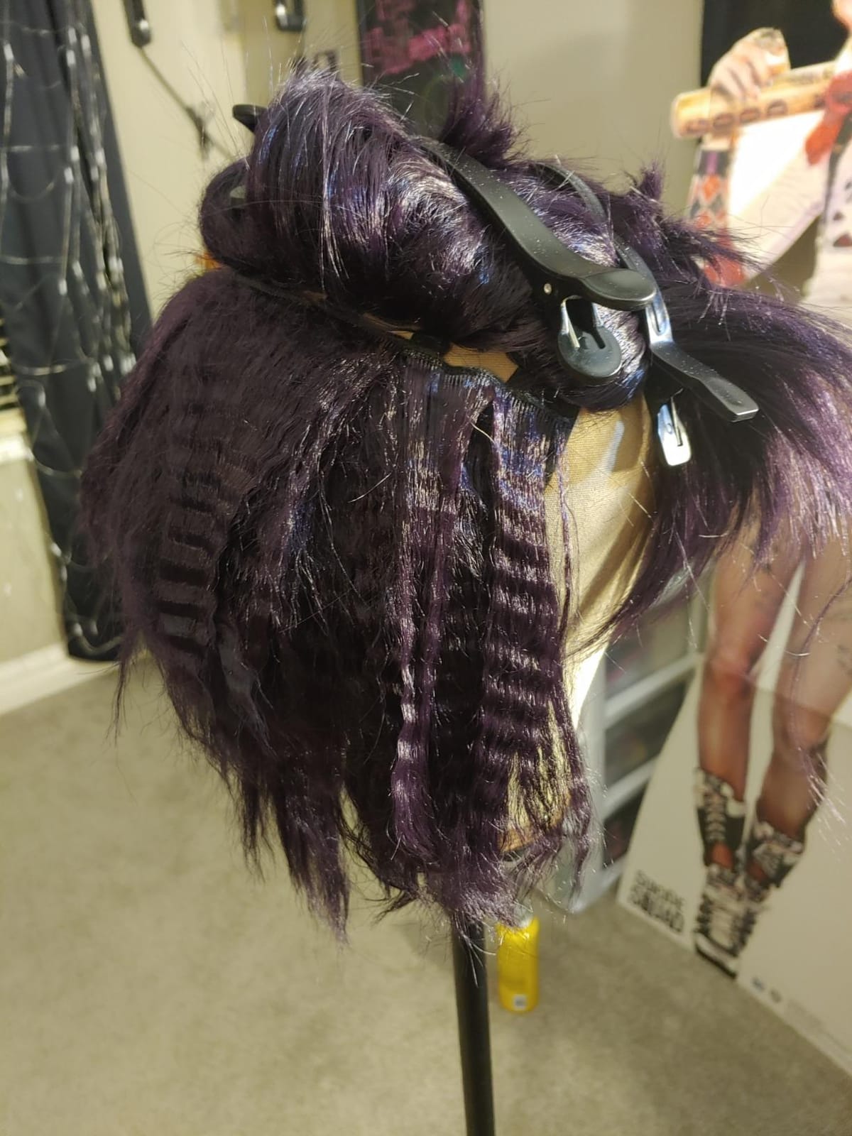 MBHAIR Ceramic Crimper Iron Volumizing Fluffy Hair, Anti Static Adj Temp customer photo 2
