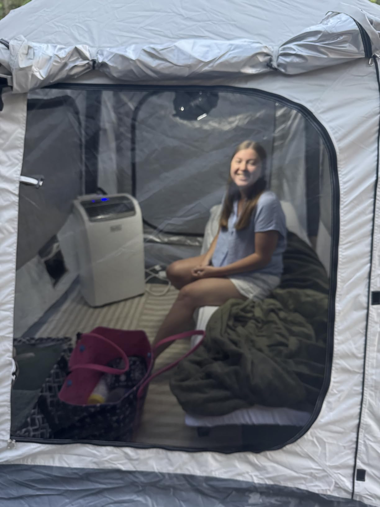 Slendor Folding Camping Cot with Mattress, Portable Sleeping Cot Max.500lbs customer photo 2