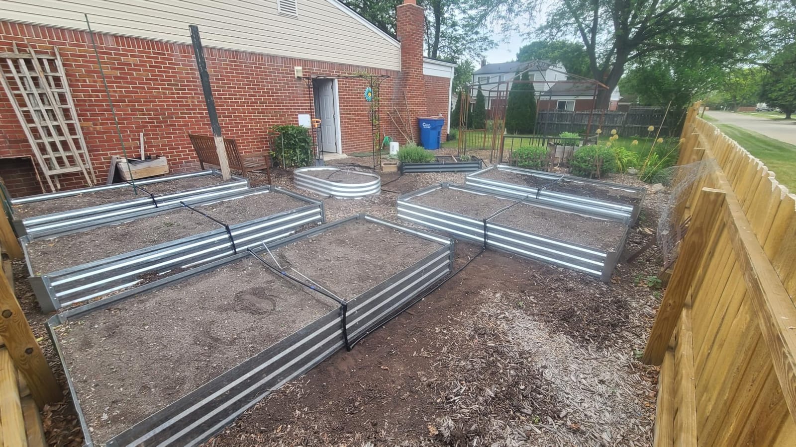 2-Pack Galvanized Raised Garden Bed 8x4x1ft customer photo 2