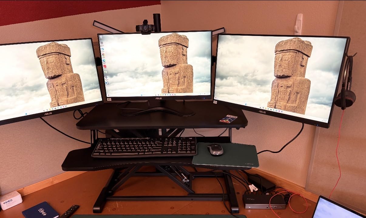 VIVO Black 42 in Standing Desk Converter, DESK-V042KB customer photo 1