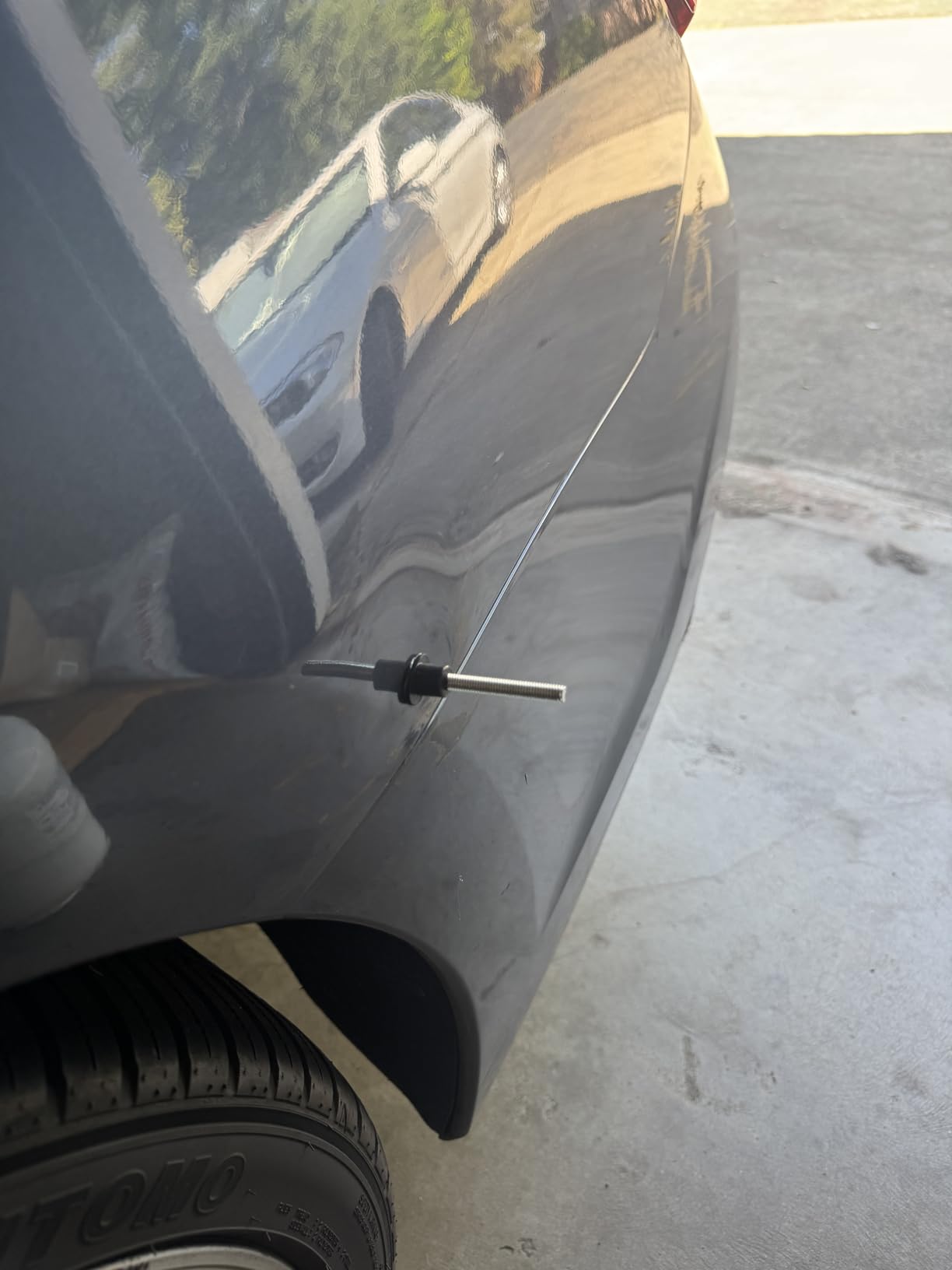 Auto Body Dent Puller Kit, Auto Paintless Dent Repair Kit with Bridge Puller, Dent Puller Kit, Car Dent Removal Kit Powerfully Pops Car Dents and Other Metal Surface Dents customer photo 2