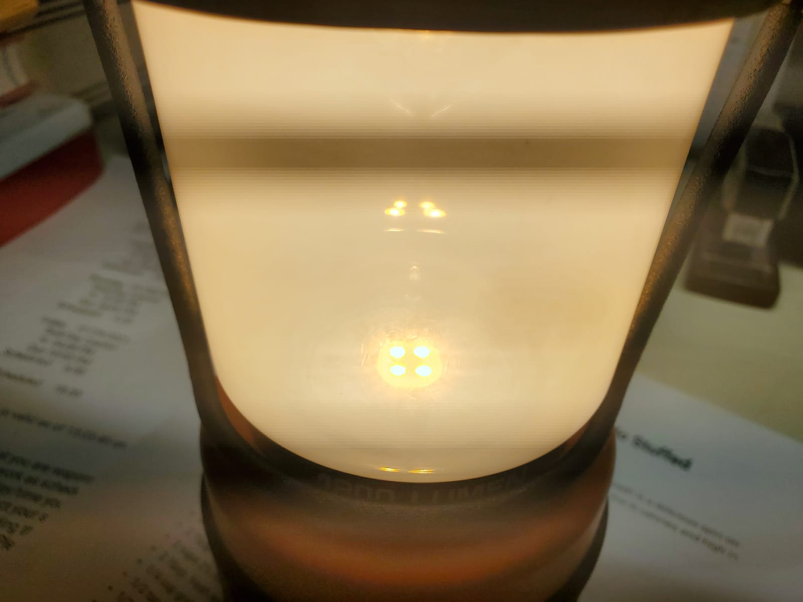 LED Camping Lantern, Battery Powered LED 1800LM, 4 Camping Lights Modes, Perfect Lantern Flashlight for Hurricane, Emergency Light, Storm, Power Outages, Survival Kits, Hiking, Fishing, Home and More customer photo 1