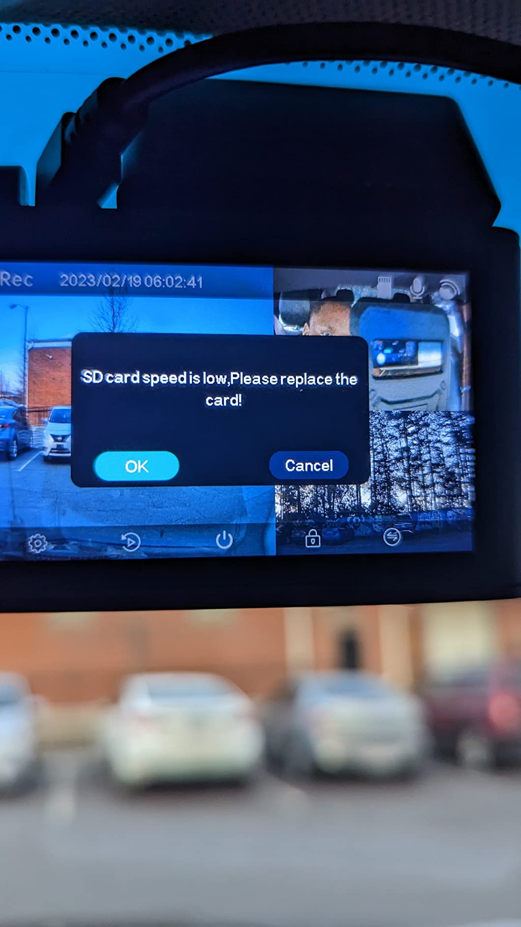 WOLFBOX i07 3 Channel Dash Cam Built-in WiFi GPS,1440P+1080P+1080P Dashcam customer photo 2
