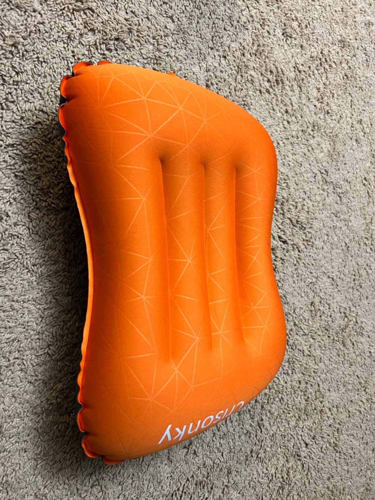 Crisonky Camping Pillow,Ultralight Inflatable Travel Pillow for Backpacking customer photo 1