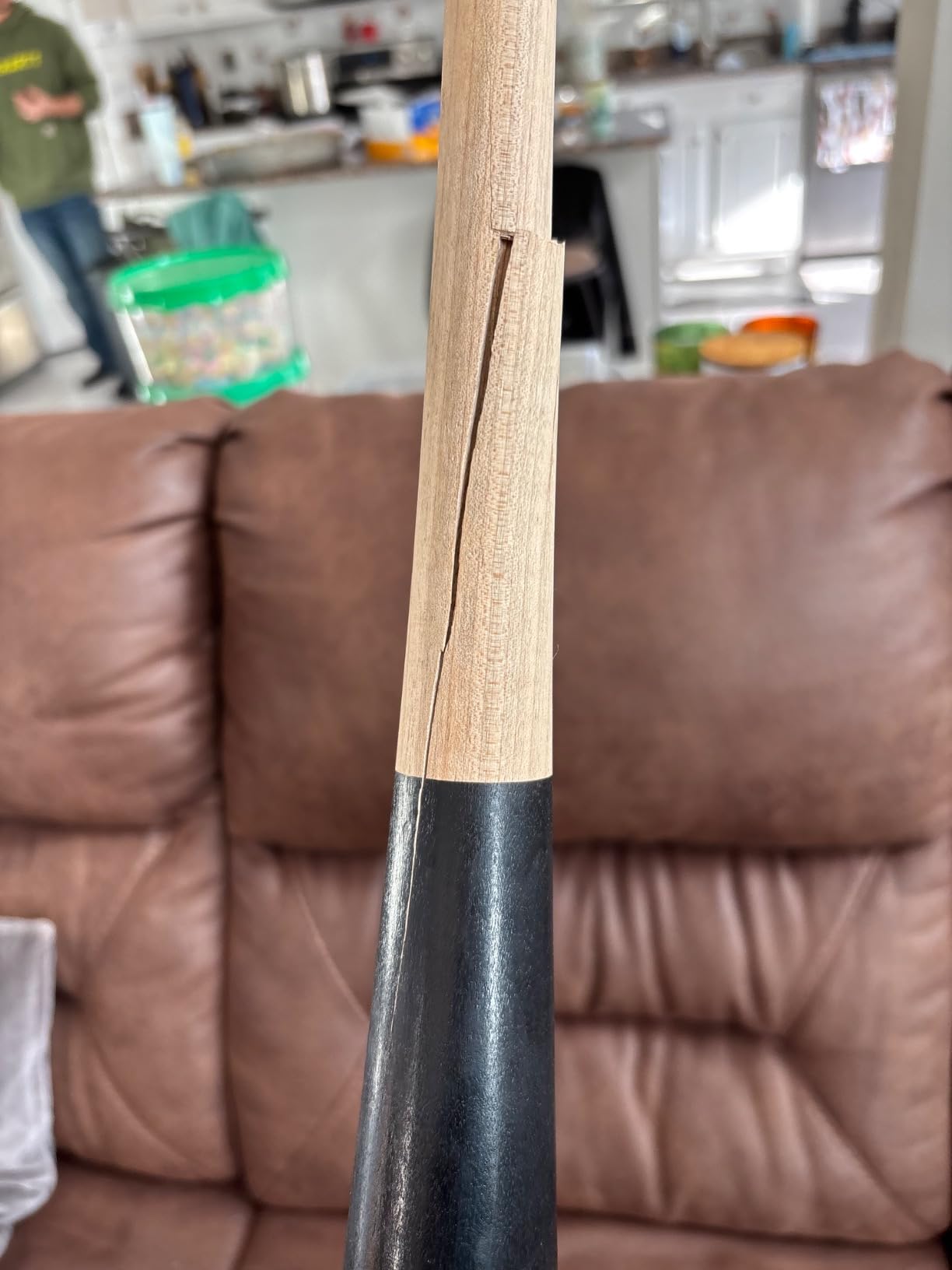 Louisville Slugger Youth Genuine Y125 Natural-Black Baseball Bat customer photo 2