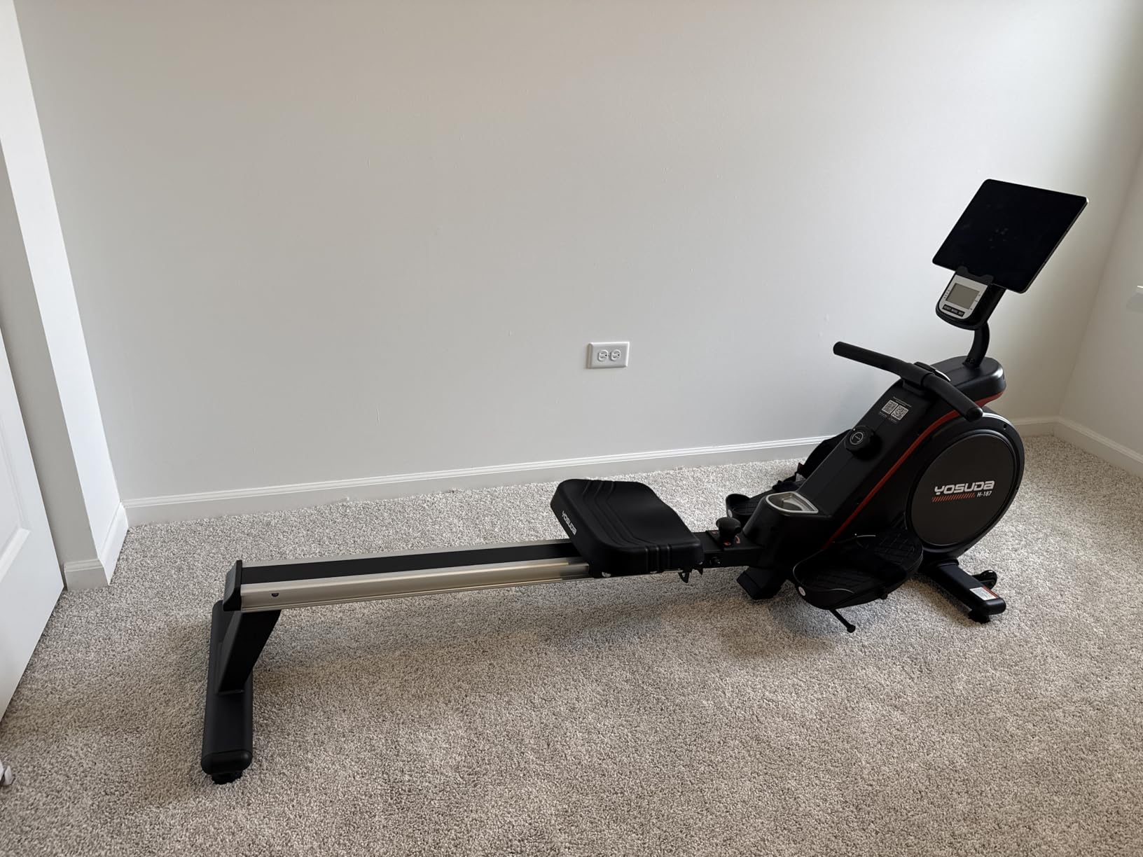YOSUDA PRO Magnetic Rowing Machine for Home Use-Foldable Rower with 400lbs Weight Capacity and 16 Level Resistance customer photo 1