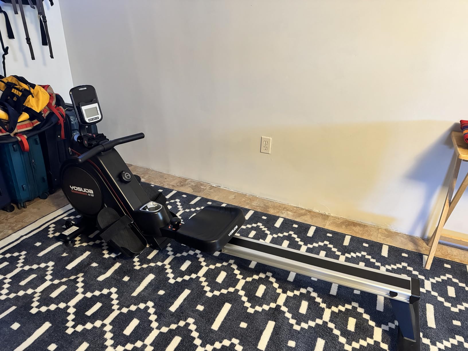 YOSUDA PRO Magnetic Rowing Machine for Home Use-Foldable Rower with 400lbs Weight Capacity and 16 Level Resistance customer photo 2
