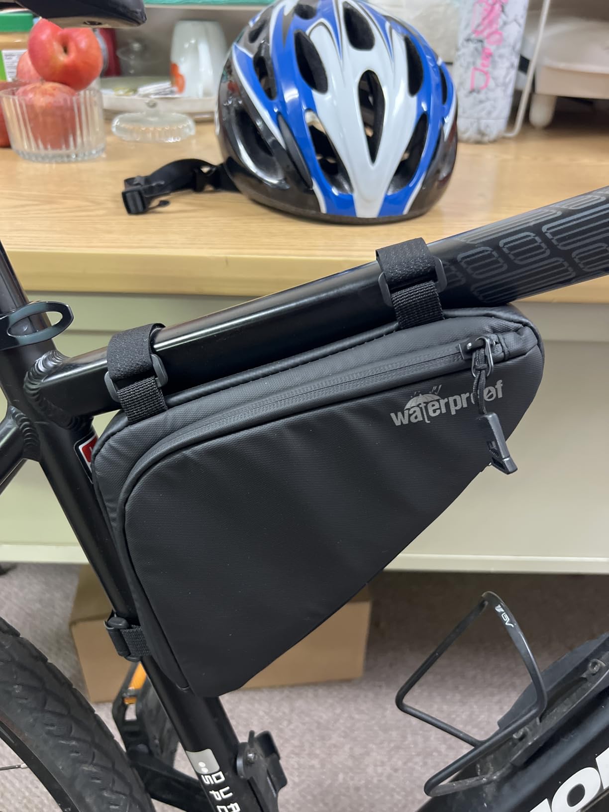 NDakter Bike Frame Bag with Repair Kit, Bicycle Tire Repair Tool Kit Set with Pump & 16-in-1 Multitool, Emergency Bike Pack Accessories for Road MTB BMX customer photo 2