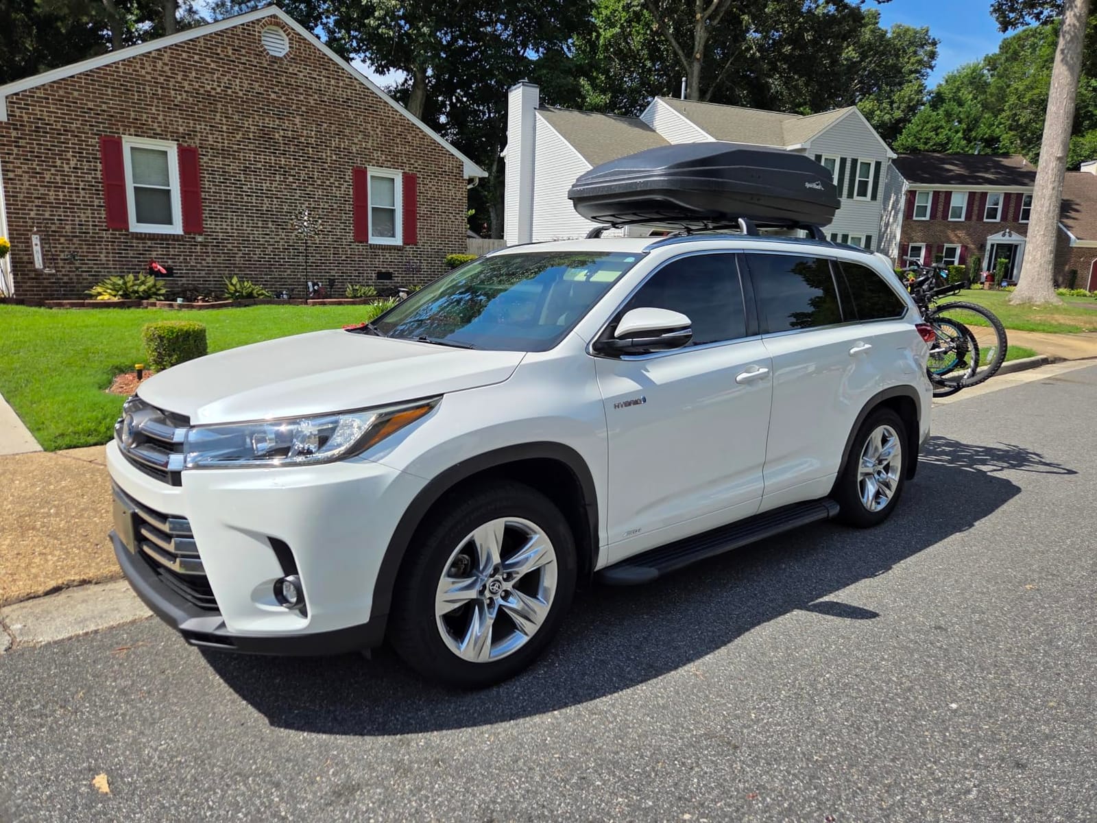 KINGGERI 260lbs Roof Rack Cross Bars for Toyota Highlander 2020-2026 | XLE Limited Platinum Hybrid 2020 2021 2022, Aluminum Roof Rails Crossbars Anti-Theft Metal Matte Powder Coated Non-Corrosion customer photo 2