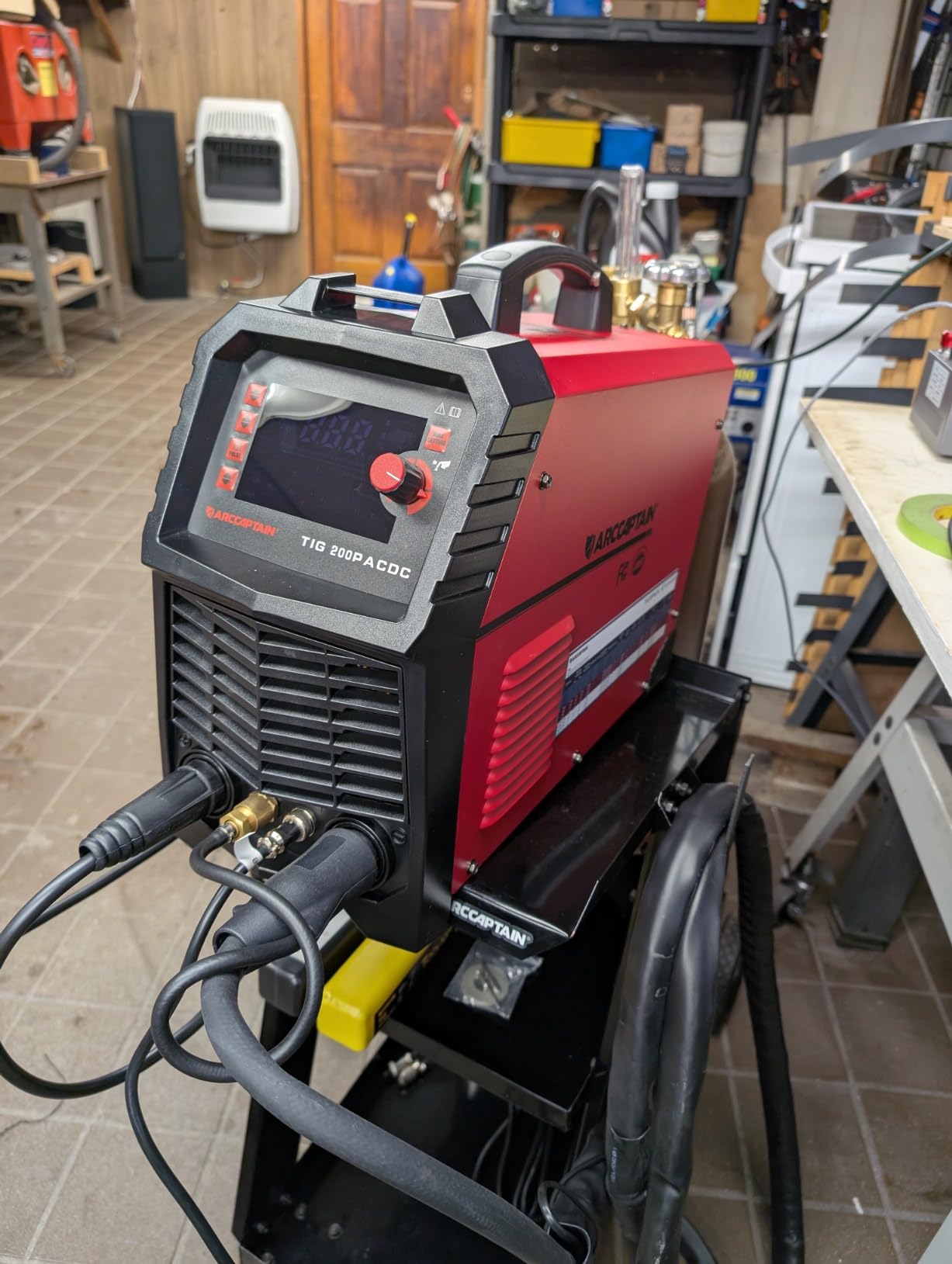 ARCCAPTAIN 200A TIG Welder, 110V/220V TIG/Stick 2 IN 1 Welding Machine | High Frequency DC TIG, 2T/4T Function / LED Digital Display / Includes Tungsten Electrode / Dual Voltage / TIG200 customer photo 1