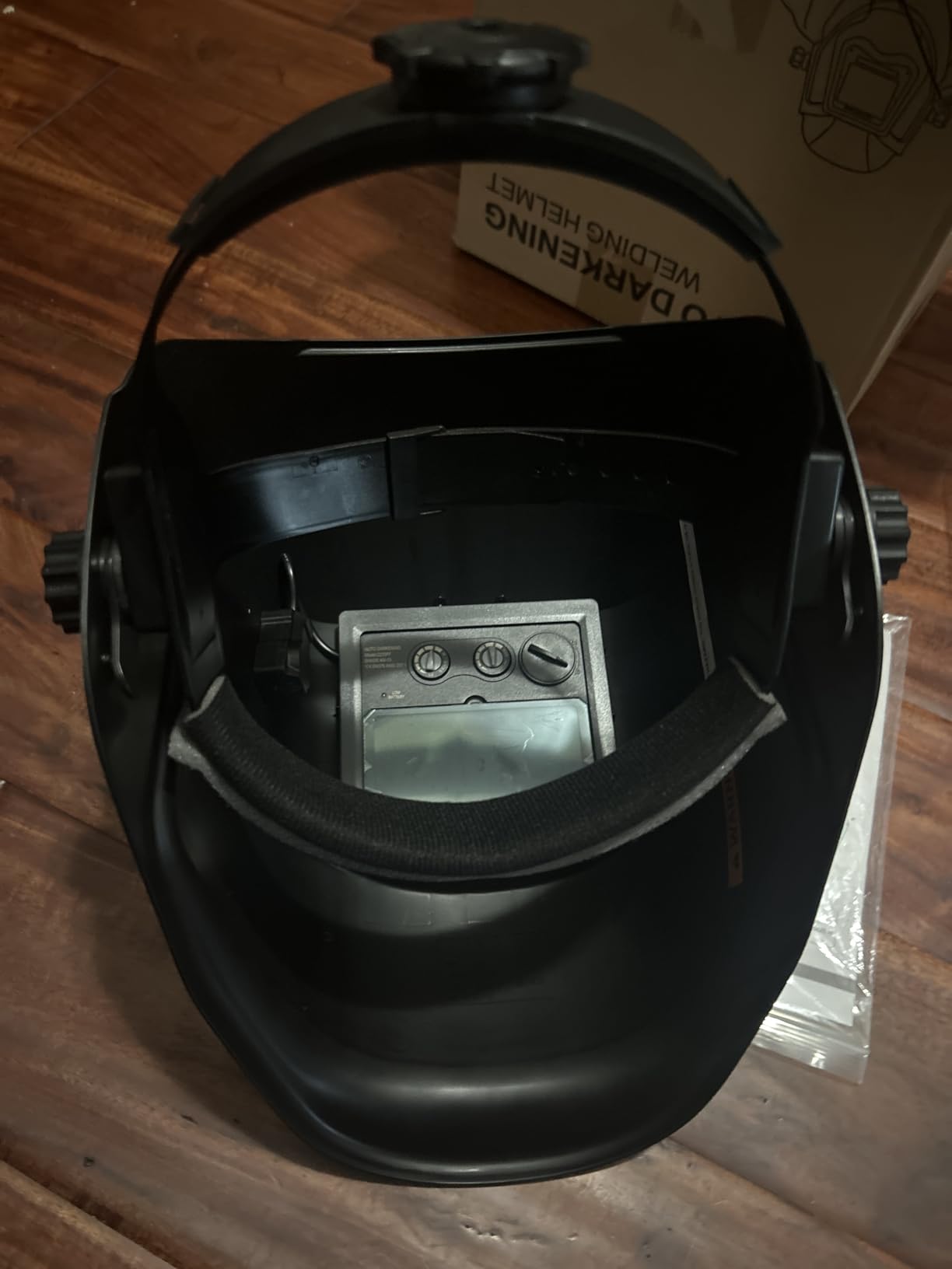 TRQWH Welding Helmet with Light True Color Auto Darkening Welding Helmets for Men Solar Powered Welding Hood with 2 Arc Sensor Wide Shade 4/9-13 for TIG MIG ARC Cool Welder Mask customer photo 1
