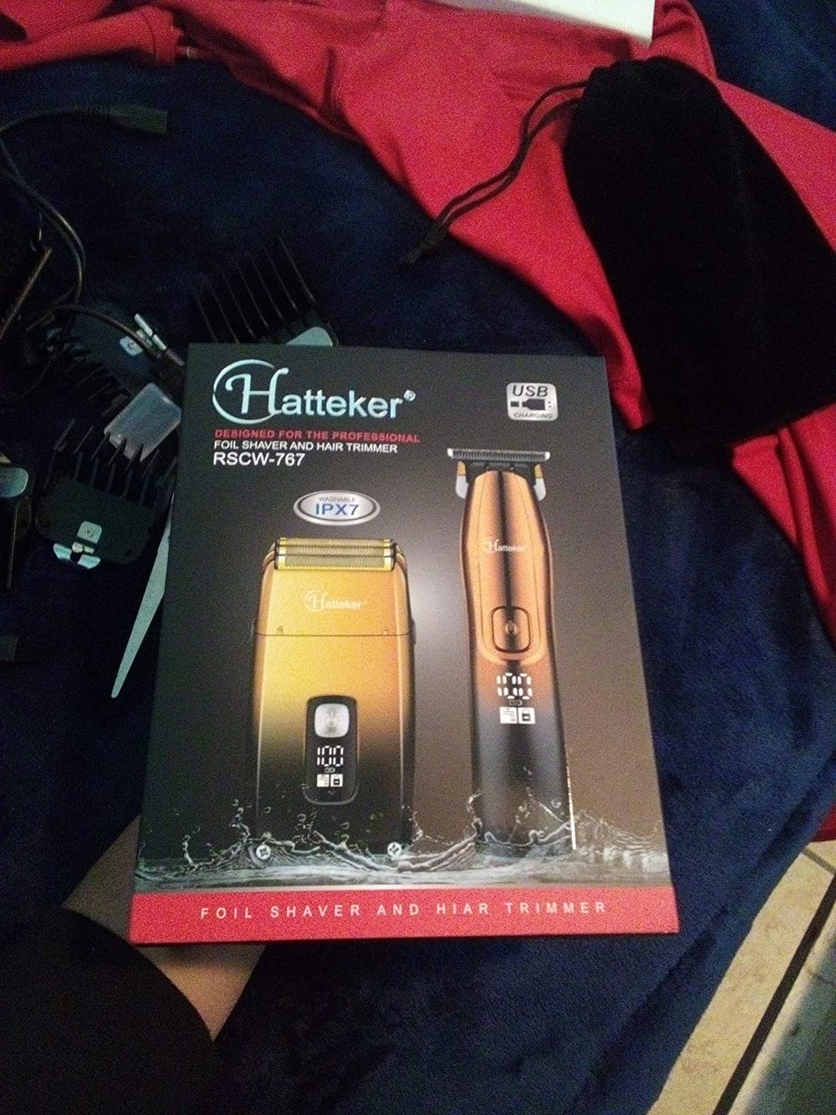 Hatteker Foil Shaver Bald Head Shaver Electric Shaver Razor for Men Precision Trimmer Beard Clipper Triple Blades Waterproof Cordless customer photo 1