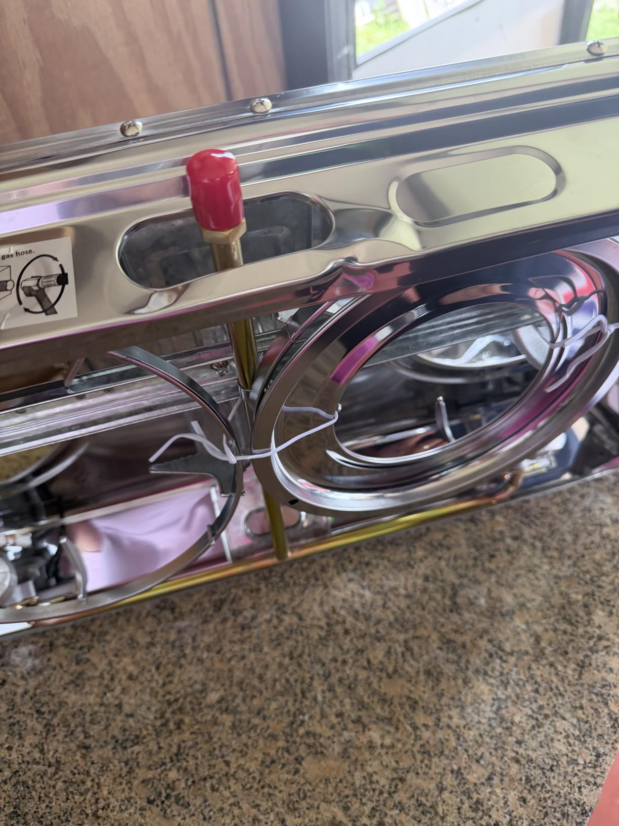 Vivicreate 2 Burner Propane Stove, [20000 BTU] Portable Camping Gas Cooktop with Auto Ignition, Stainless Steel Outdoor Cooker with Regulator & Hose for RV, Backyard, Camping and Emergency Use customer photo 1