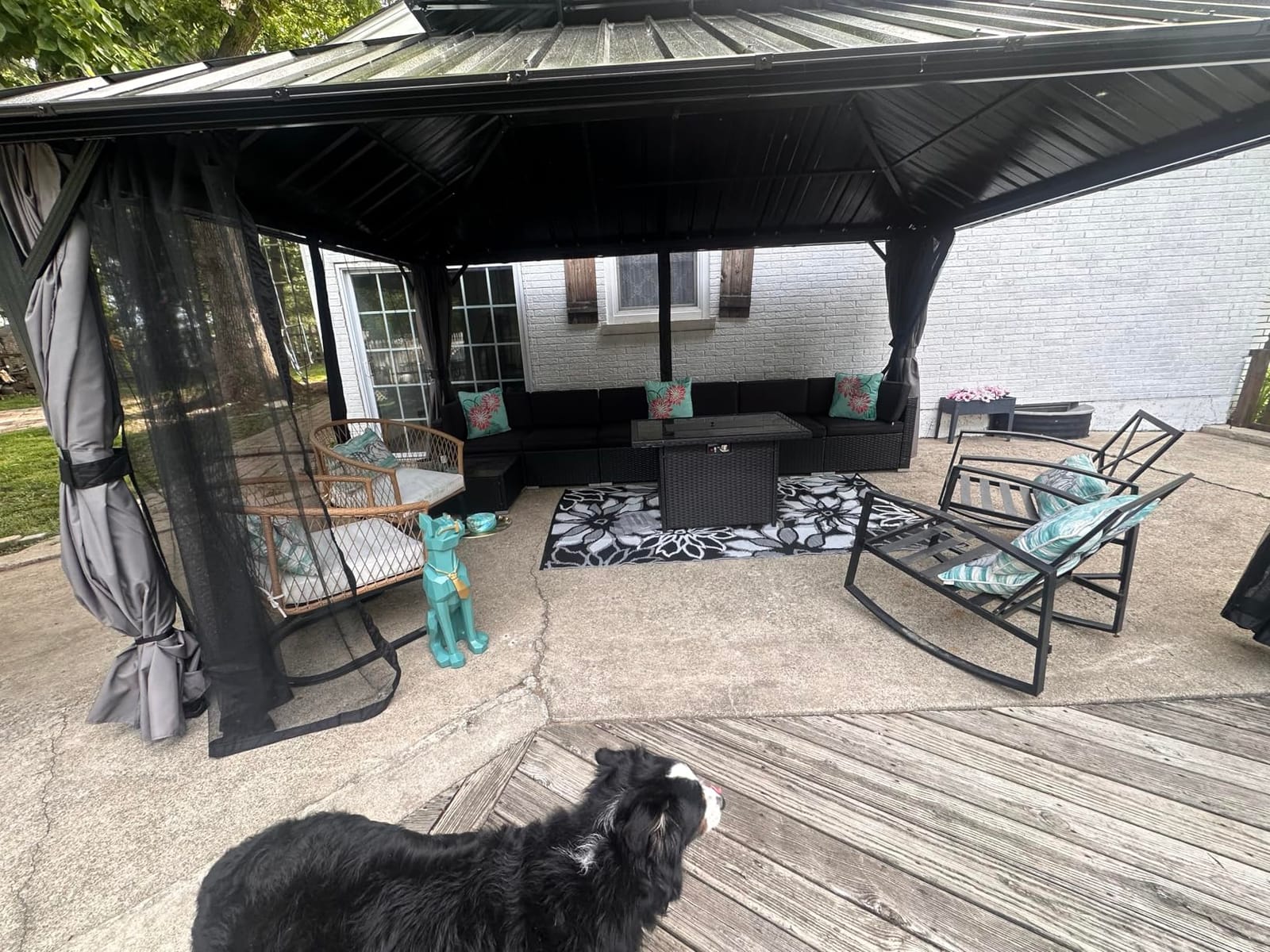 LayinSun 8 Piece Patio Furniture Set with 44