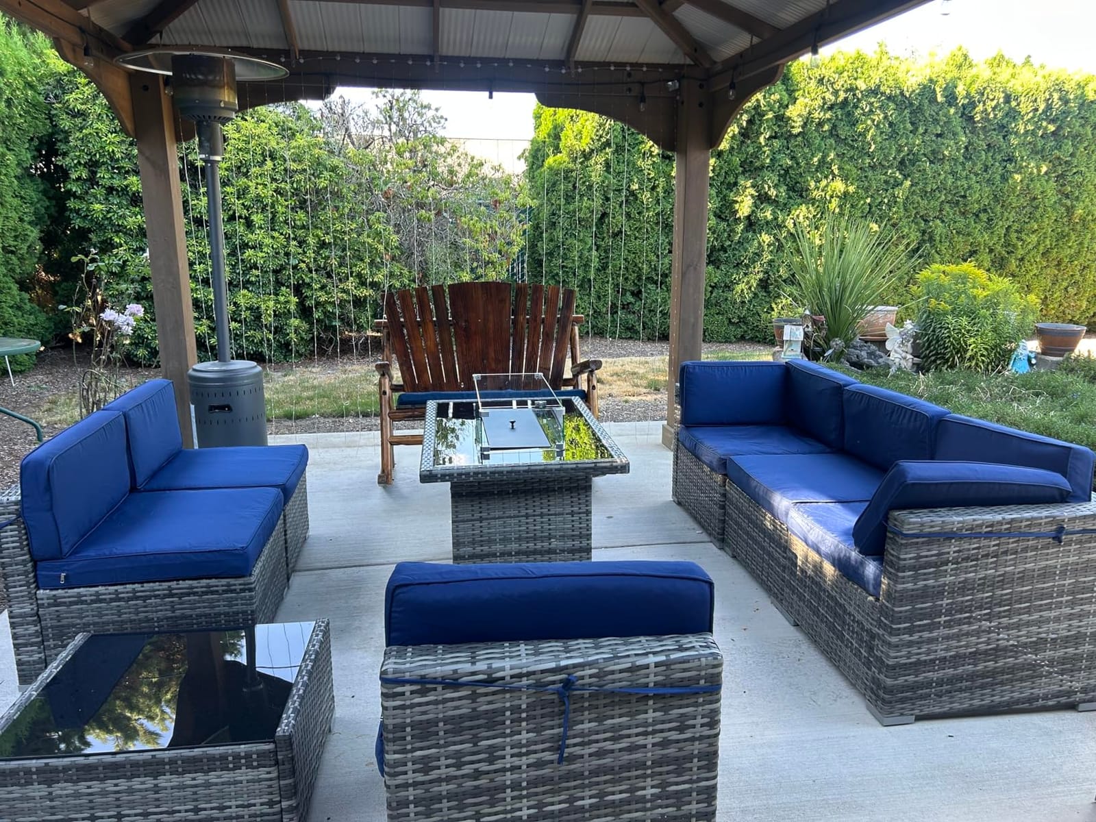 LayinSun 8 Piece Patio Furniture Set with 44