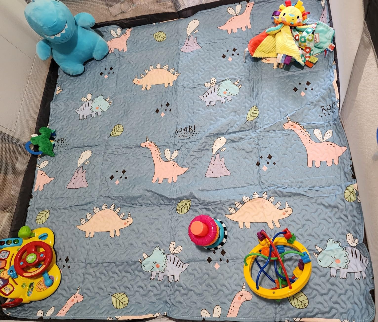 50x50 Play Mat Foldable Baby Play Mat Large Floor Mat, Non Slip Washable, Portable Travel Baby Crawling Mats customer photo 2