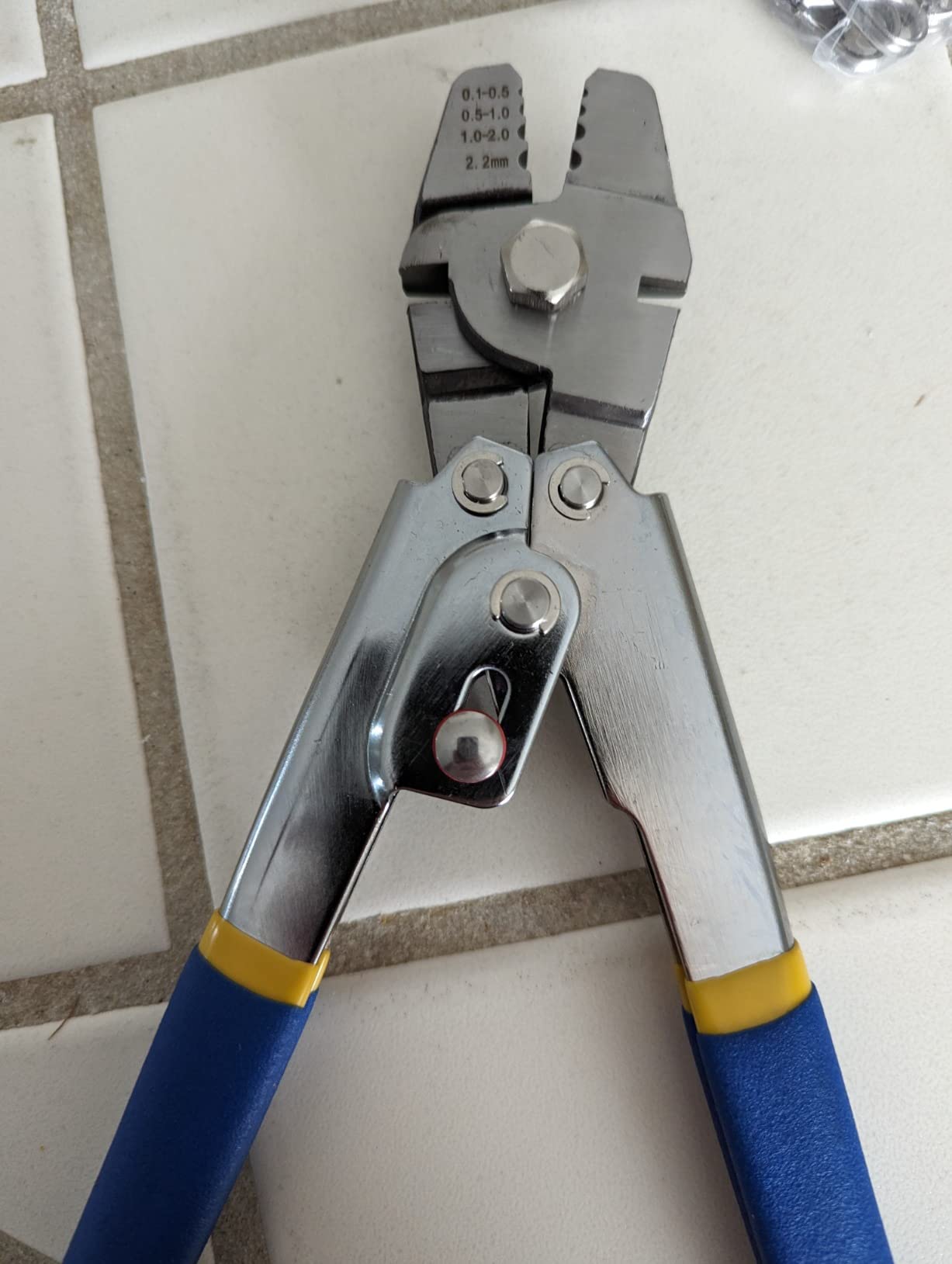 Twidec/Wire Rope Crimping Tool Up To 2.2mm Swaging Tool With 160PCS 1/16''Aluminum Crimping Loop Sleeve And 66FT 1/16'' 304 stainless steel Wire Rope 12PCS Wire Rope Thimbles Kit customer photo 2