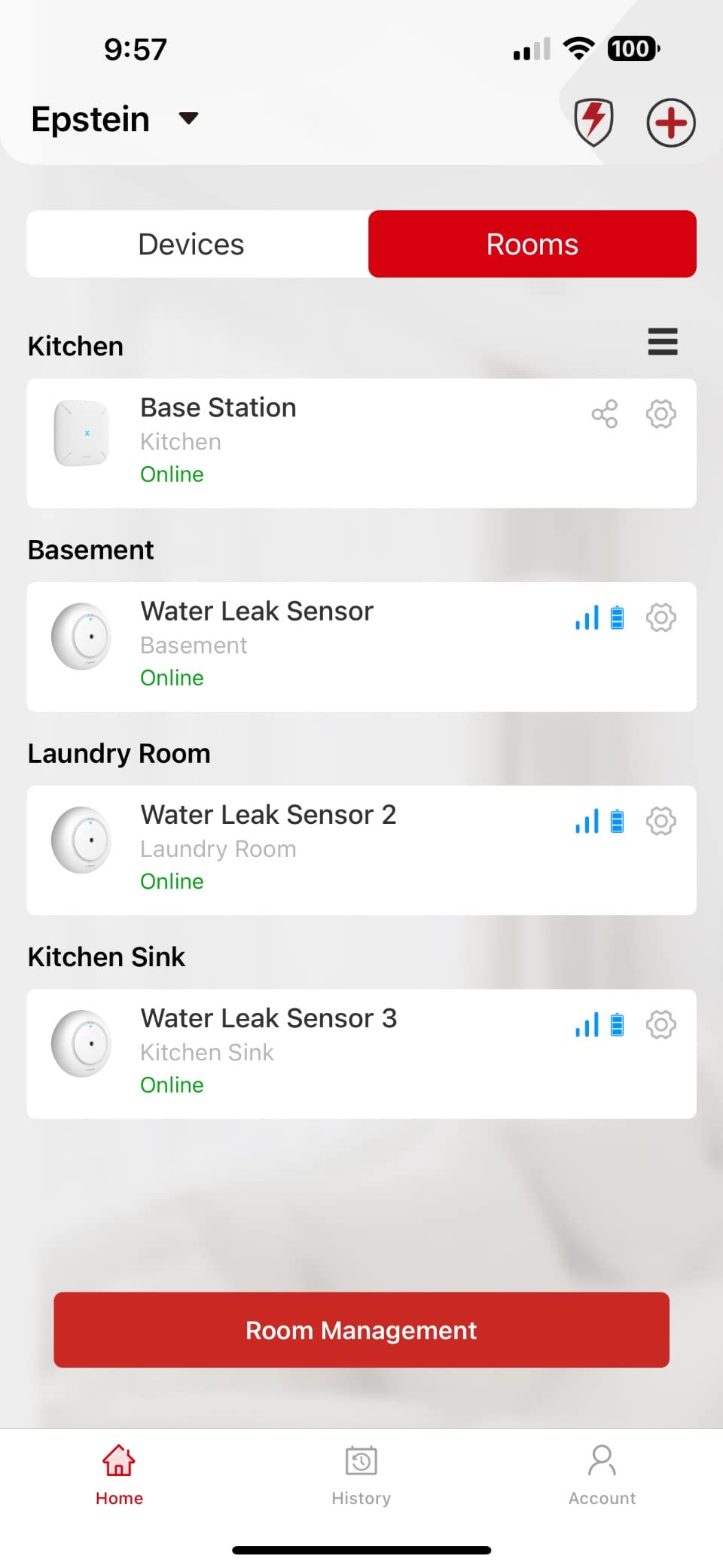 X-Sense Wi-Fi Water Leak Detector Kit, 120 dB, 3 Sensors + Base, SWS54 customer photo 1