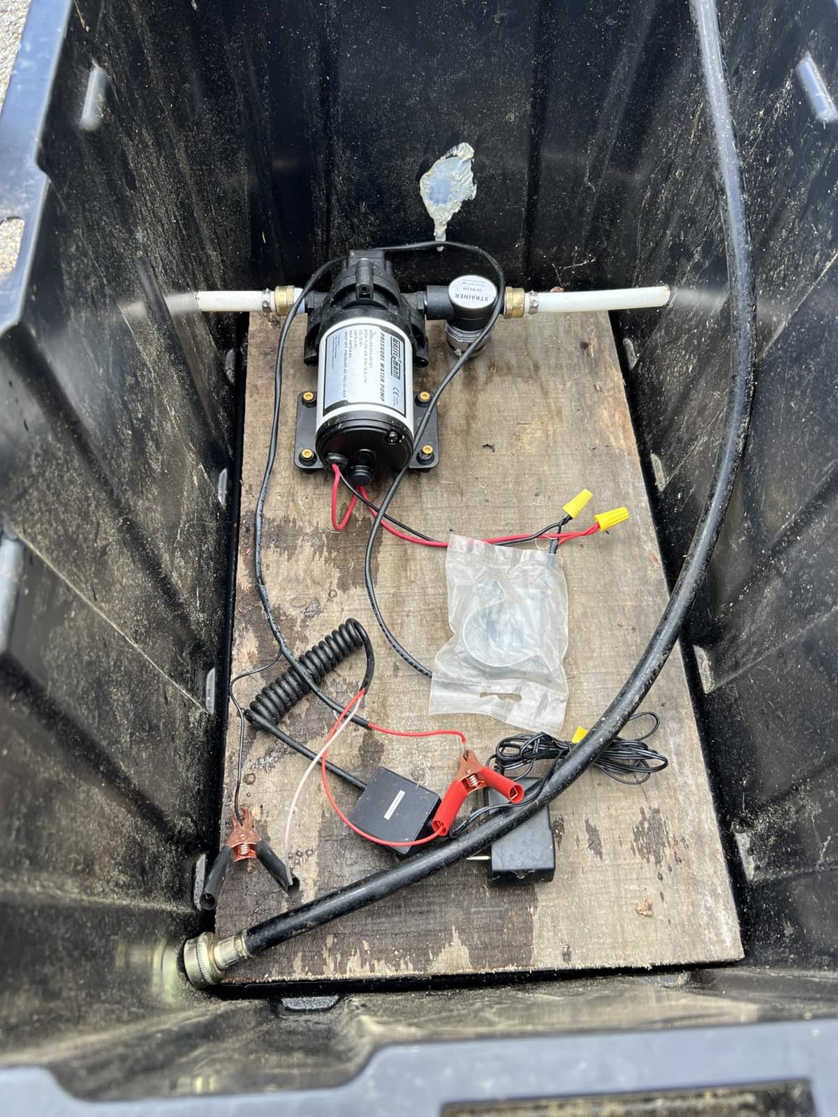 WASSERMANN RV Pump, 12V Self-priming RV Water Pressure Pump 4.0GPM 45PSI with Pressure Switch, for RV Marine Camping Yacht Garden, 12Volt DC Fresh Water Pumps RV Water Pump 2088-554-144 Replacement customer photo 1