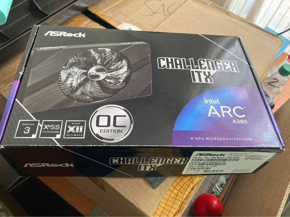 ASRock Intel Arc A380 Challenger ITX 6GB OC, 2250MHz GPU, 6GB GDDR6 96-bit, PCIe 4.0, Single Fan, 0dB Silent, DP 2.0, HDMI 2.0b customer photo 2