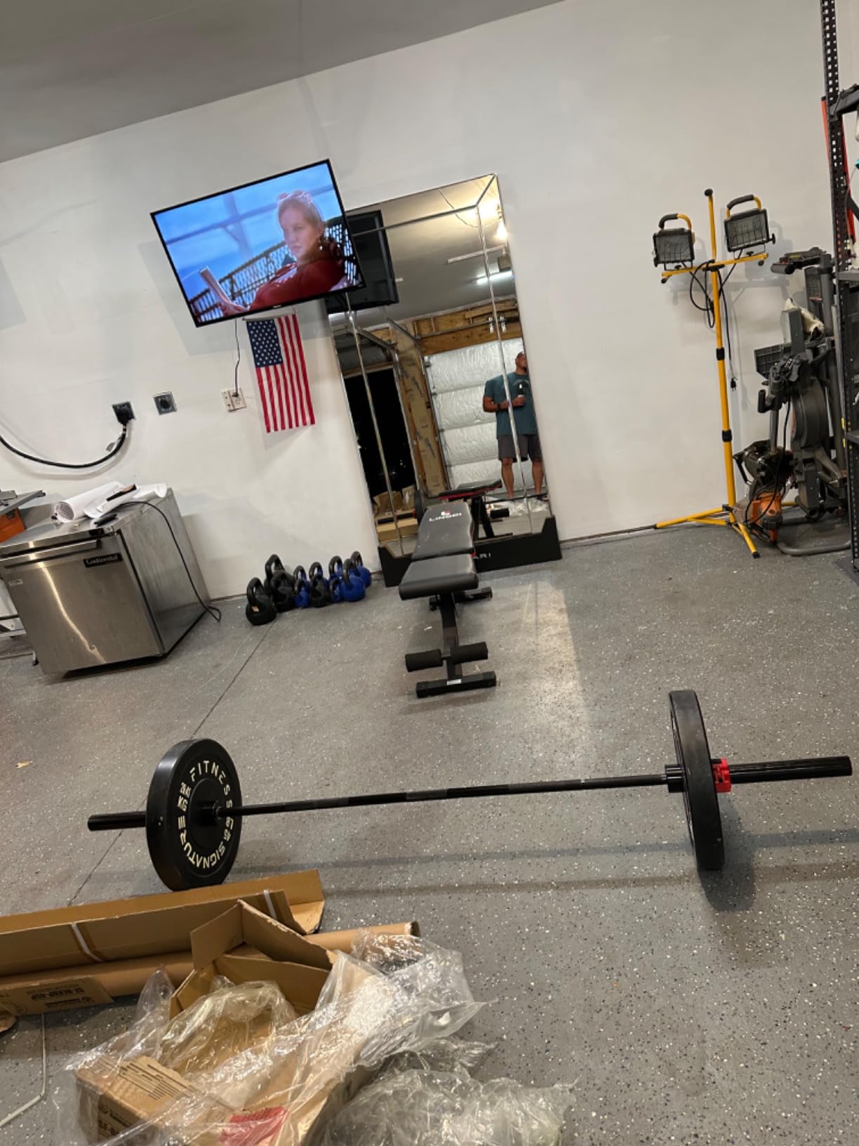 LIONSCOOL 7FT Olympic Barbell 2” Bar for Strength Training Weightlifting customer photo 2