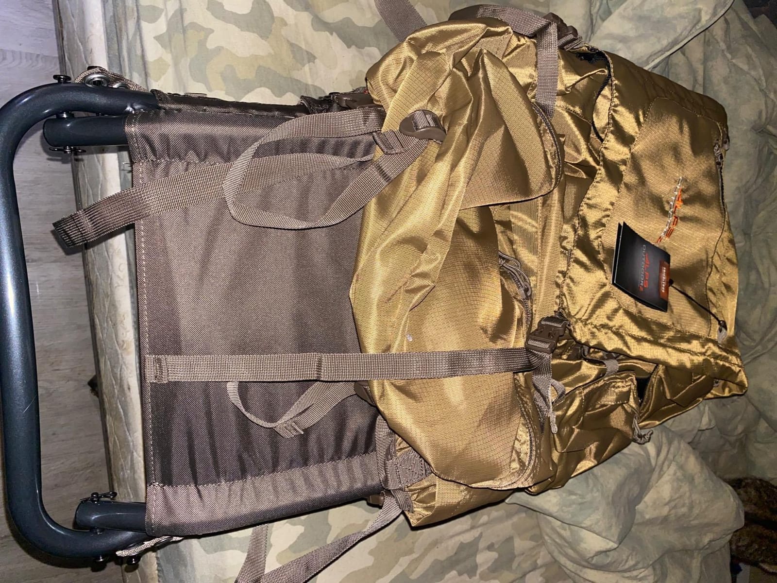 ALPS OutdoorZ Commander + Pack Bag – 5,250 in³ Hunting Backpack with Freighter Frame, Rifle Holder, Spotting Scope Pocket, Ripstop Fabric, Adjustable Coyote Brown Pack customer photo 1