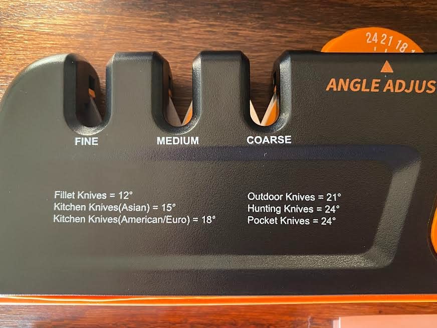 5 Precision Adjust Knife Sharpener - 3-Stage Premium Kitchen Knife Sharpener | Manual Knife Sharpening with Adjustable Angles by Sharp Pebble customer photo 1