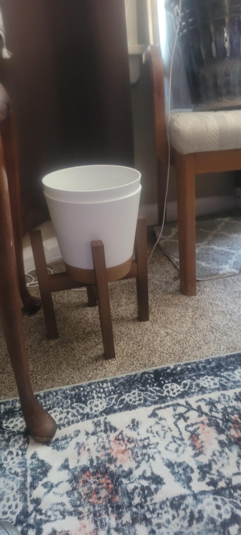 YNNICO Indoor Self Watering Planters with Drainage Holes and Saucers, 8, 7, 6.5, 6, 5.5, 5 Inches, Green, 6 Pots. customer photo 2