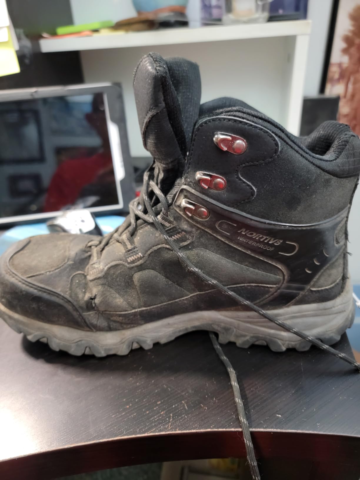 NORTIV 8 Men's Waterproof Steel Toe Work Boots | Slip Resistant ASTM-certified Safety Toe Boots Paladin-Steel customer photo 1