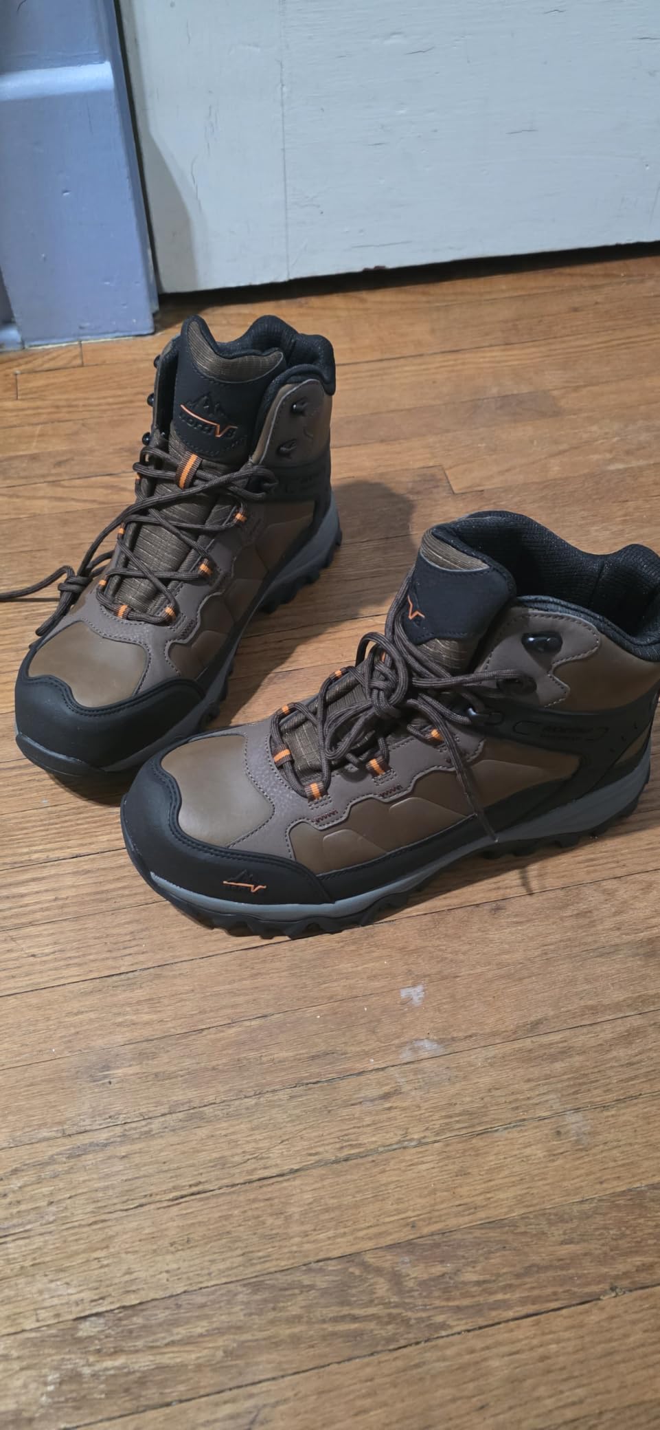 NORTIV 8 Men's Waterproof Steel Toe Work Boots | Slip Resistant ASTM-certified Safety Toe Boots Paladin-Steel customer photo 2