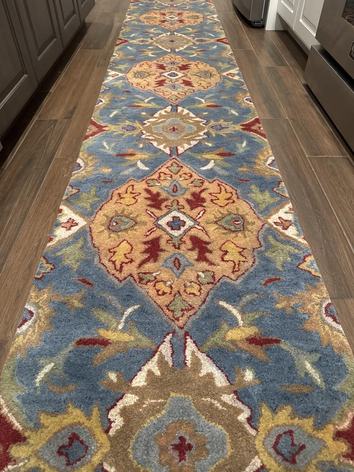 SAFAVIEH Area Rug 8x10 - Heritage Collection - Large - Red & Green, Handmade Wool, Traditional Oriental Design, Ideal for Living Room, Bedroom, Office, Dining Space (HG653Q) customer photo 2