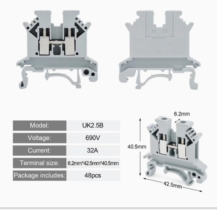 Terminal Block, Rail Type Voltage Terminal, Rail Combined Terminal | GUETNEU Terminal Block, Rail Type Voltage Terminal, Rail Combined Terminal Block customer photo 2