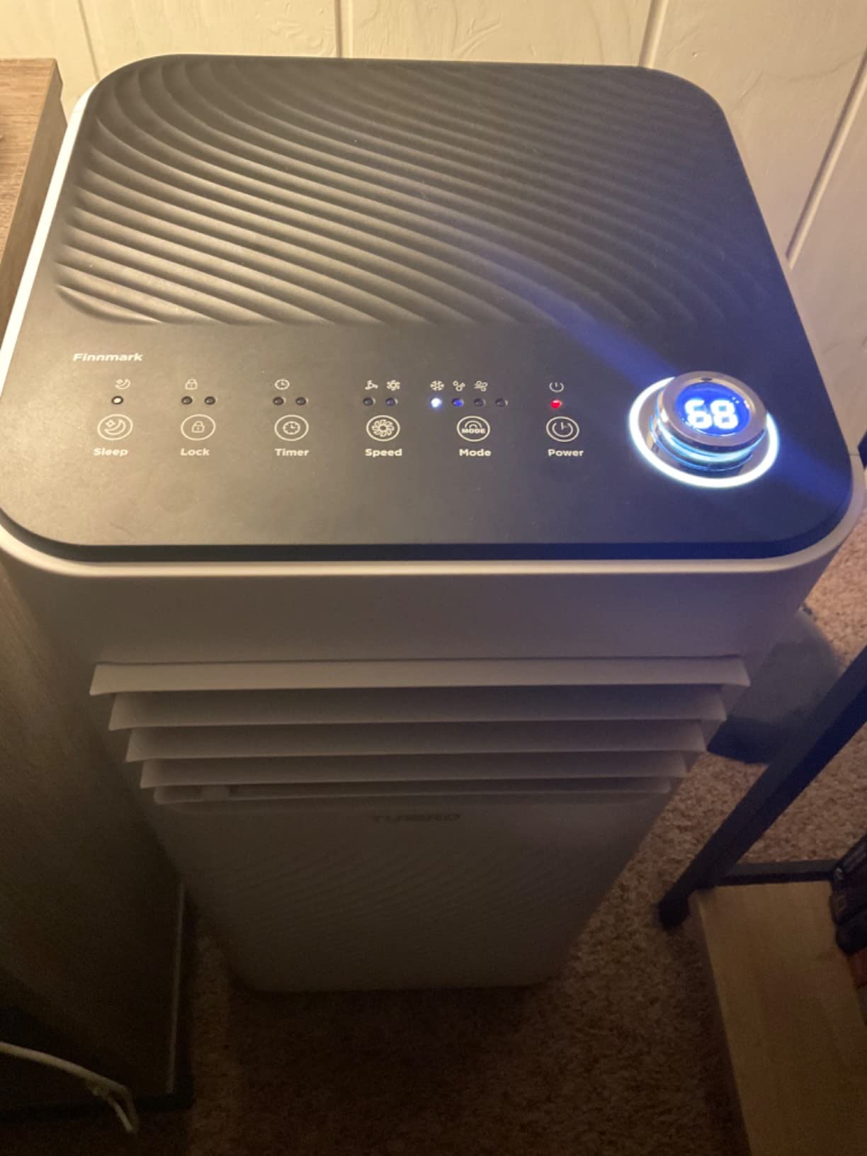 TURBRO Finnmark 10,000 BTU Portable Air Conditioner, Dehumidifier and Fan, 3-in-1 Floor AC Unit for Rooms up to 400 Sq Ft, Sleep Mode, Timer, Remote Included (6,000 BTU SACC) customer photo 1