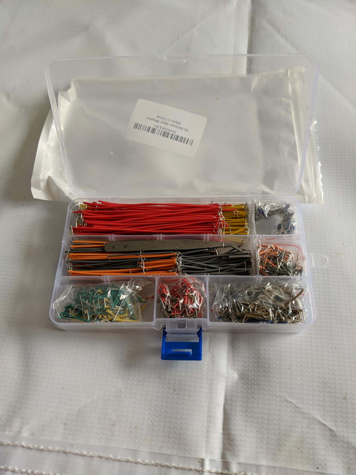840Pcs Breadboard Jumper Wire kit for Arduino, 14 Vaules, 2 mm/0.08