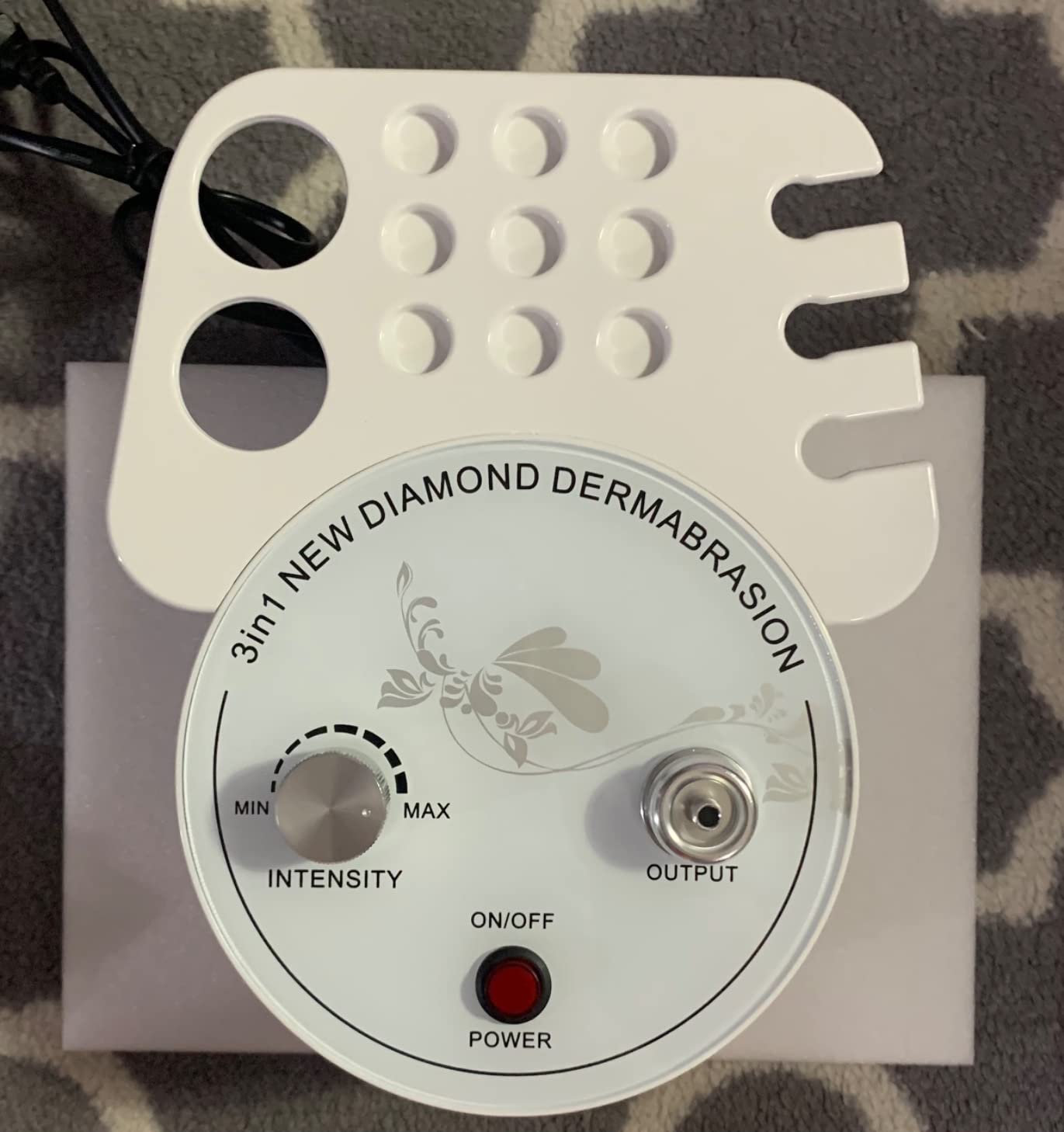 3 in 1 Diamond Microdermabrasion Machine, Professional Microdermabrasion Device with Vacuum Spray, Beauty Facial Skin Care Dermabrasion Equipment for Salon Personal Home Use customer photo 2