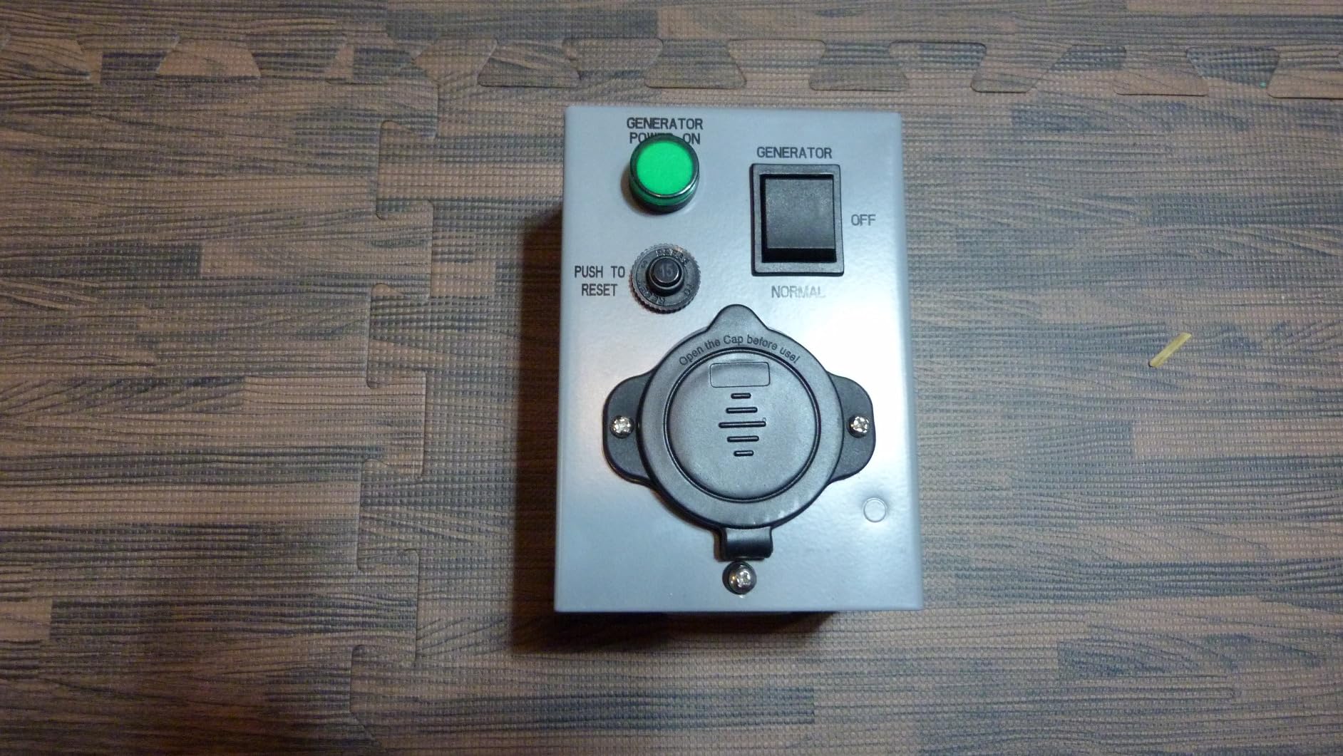 BOYISEN 15 Amp 125V Manual Generator Transfer Switch with Circuit Breaker customer photo 2