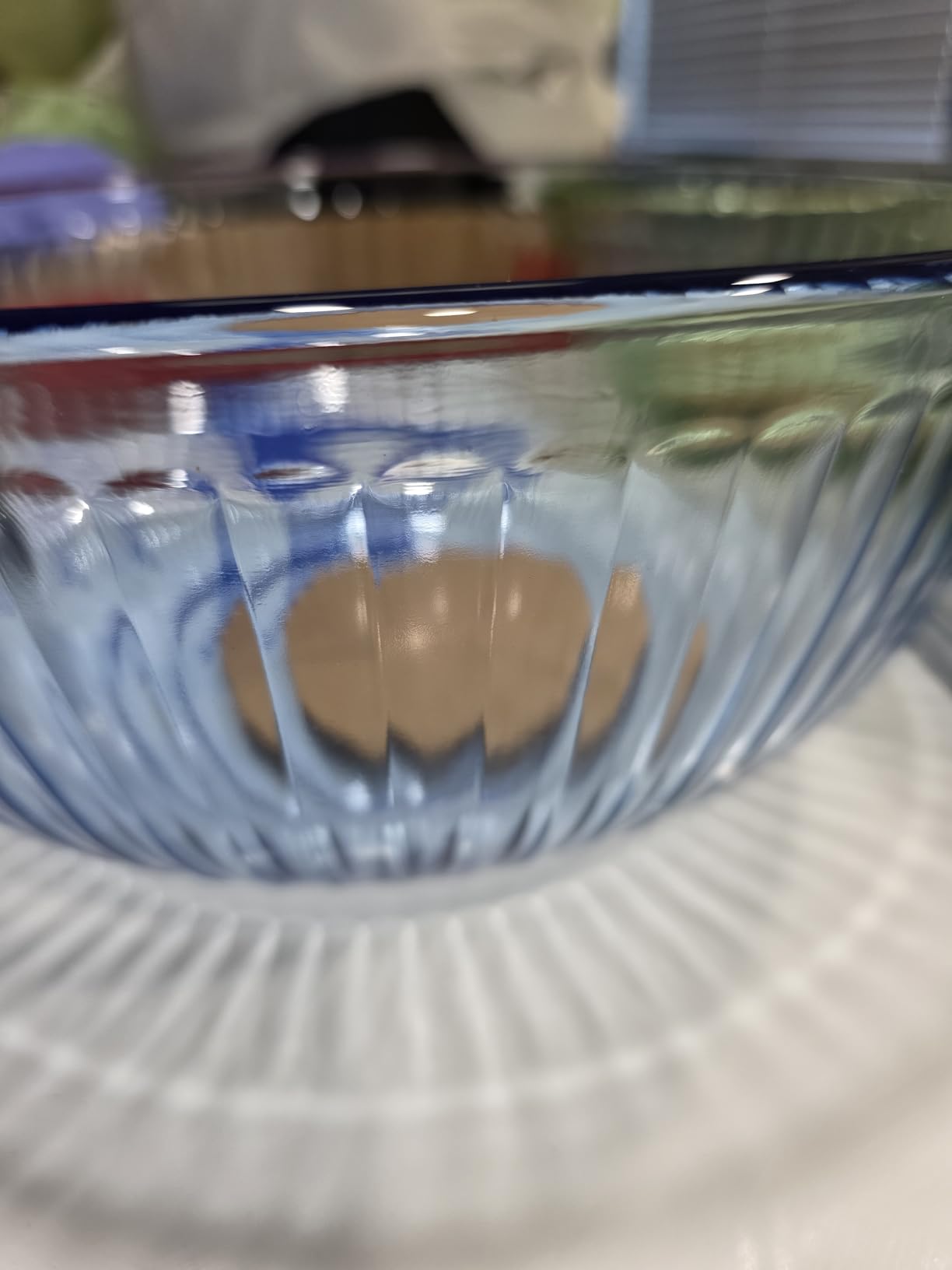 Pyrex Colors Tinted (3-Pack, Full Set) Sculpted Tinted Glass Mixing Bowls | 1.3, 2.3 & 4.5 QT nesting set of bowls with plastic lids for prepping & baking, dishwasher safe customer photo 2