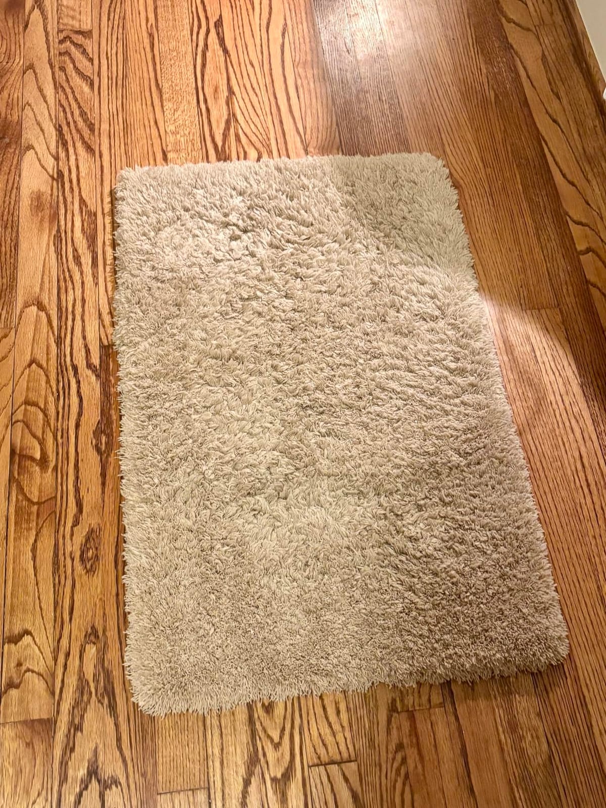 Yimobra Bathroom Runner Rug 47x24, Non Slip Washable Bath Mat, Green&White customer photo 2