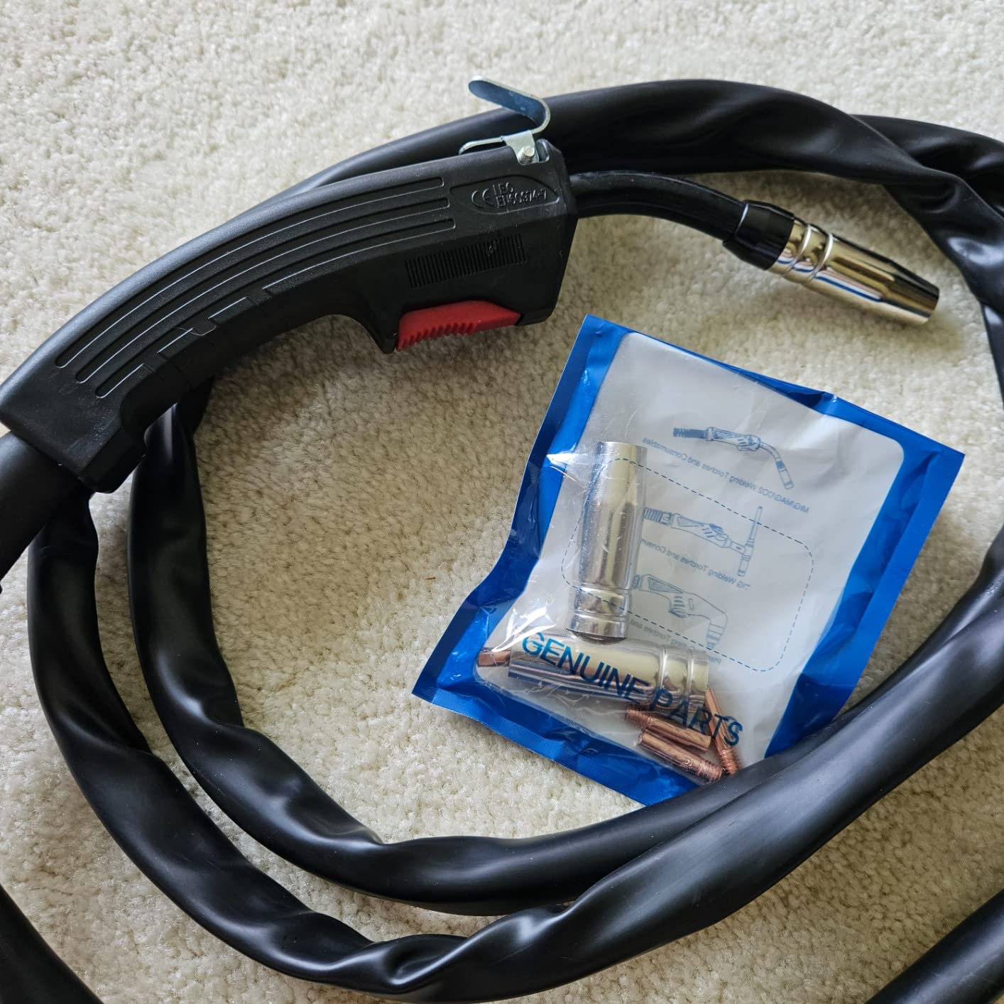 ‌GZ GUOZHI 140A MIG Welder,3-in-1 MIG Welder with FLUX MIG/ARC/Lift TIG Multi-Process,110V Welding Machine,110V Flux Core Welder with Welding Gun(black) customer photo 2