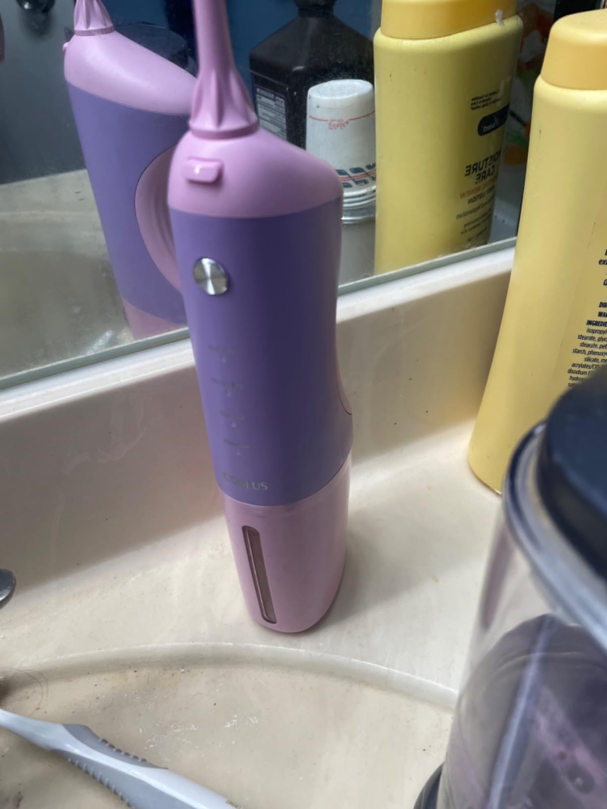 COSLUS C31 Kids Water Dental Flosser, Safe & Gentle, Ages 6+, Pink Purple customer photo 1