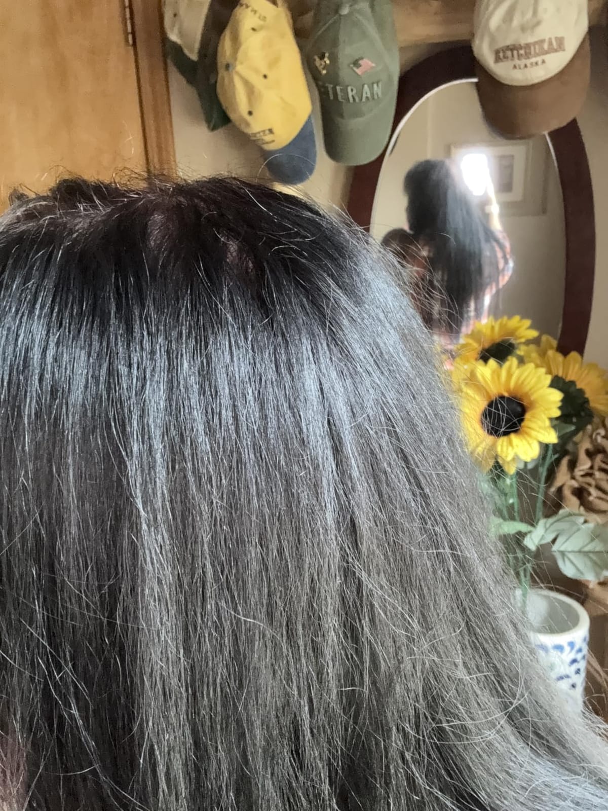 Bablabear Black Hair Dye Shampoo for Gray Hair,Hair Color Shampoo for Women and Men, Grey Coverage. customer photo 1