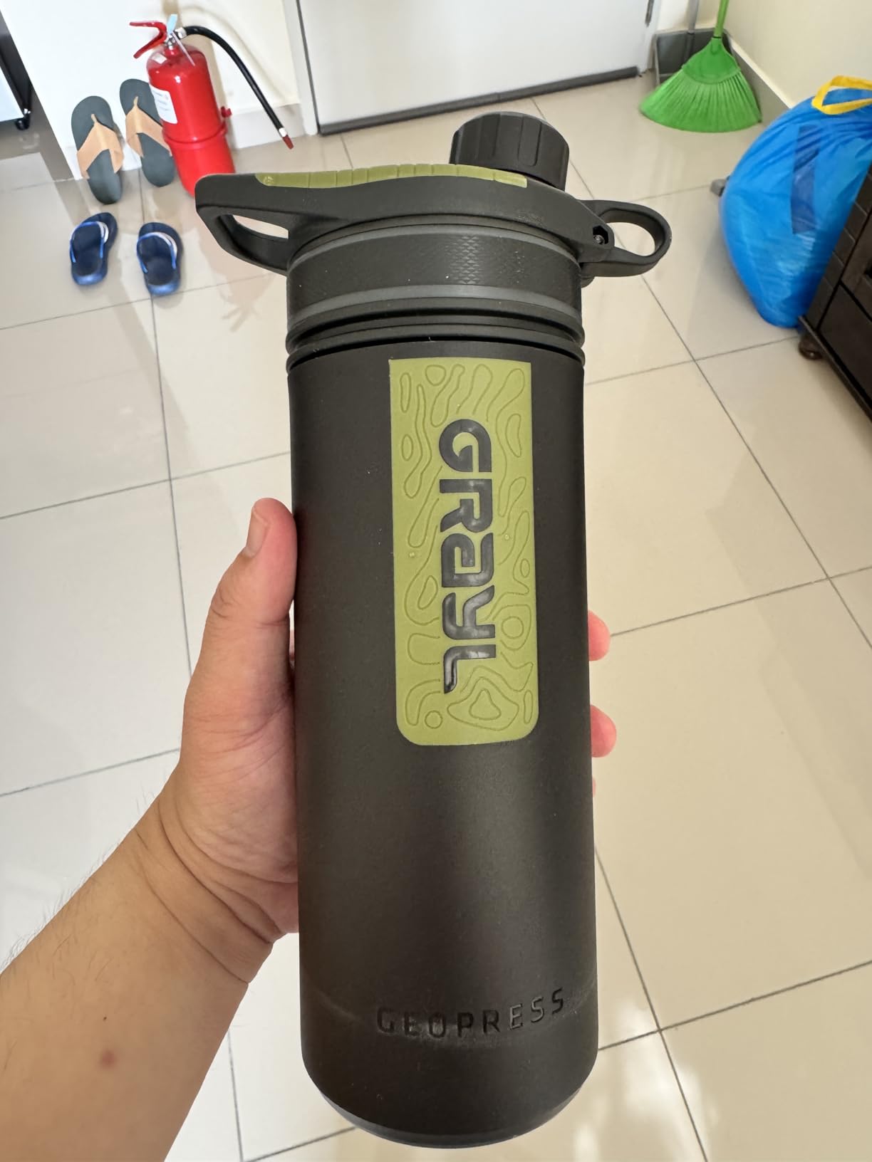 GRAYL GeoPress 24 oz Water Purifier & Water Filter Bottle, Coyote Brown customer photo 1