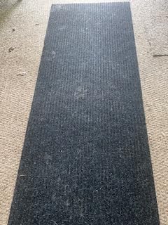 Ottomanson Waterproof Runner Rug 2'x6, Non Slip Indoor Outdoor Door Mat | Heavy Duty Commercial Industrial Utility Entryway Carpet, Hallway, Garage, Patio, Rubber Backed, Low Profile, Black customer photo 1