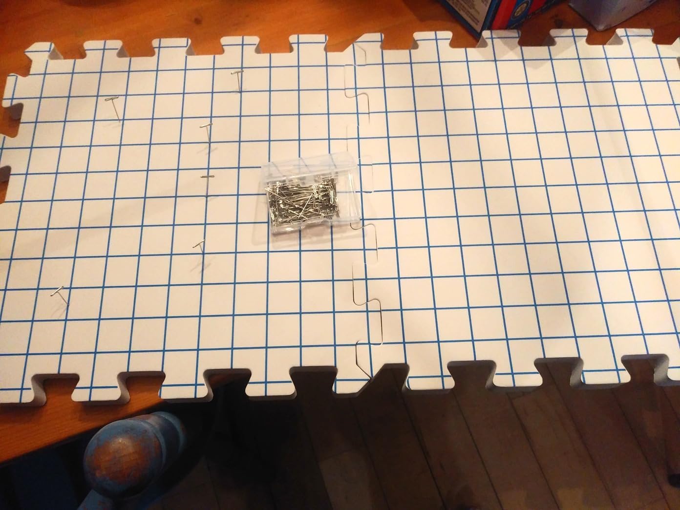 Yiitoll Blocking Mats for Knitting,Extra Thick Knitting Mat-9 Pack,100 Pins customer photo 2