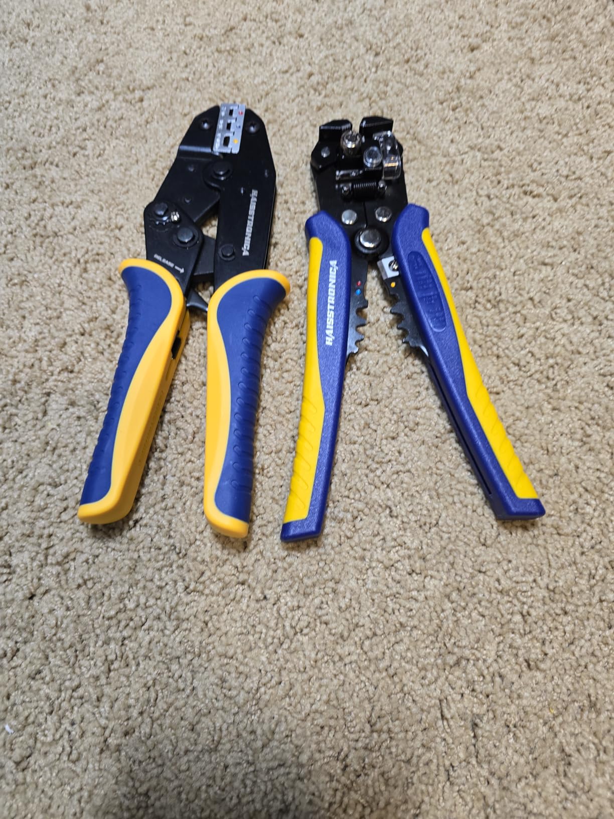 haisstronica Wire Stripper and Crimper Set, AWG 26-10 for Heat Shrink | 3 in 1 Wire Stripper for AWG 24-10, Ratchet, Separate Gauge Controls, Adjustable Pressure, Quick Release, Automotive Work customer photo 1