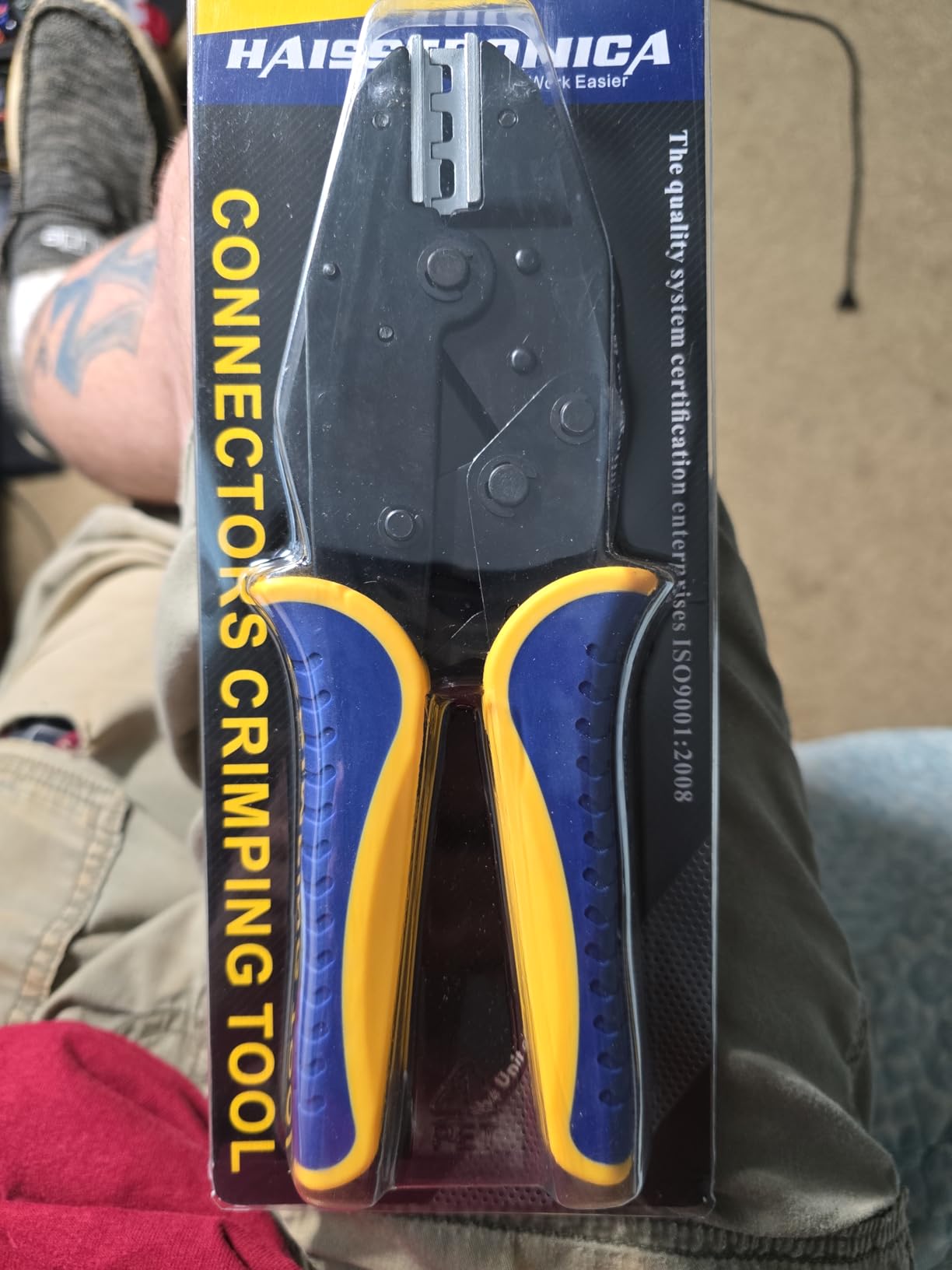 haisstronica Wire Stripper and Crimper Set, AWG 26-10 for Heat Shrink | 3 in 1 Wire Stripper for AWG 24-10, Ratchet, Separate Gauge Controls, Adjustable Pressure, Quick Release, Automotive Work customer photo 2