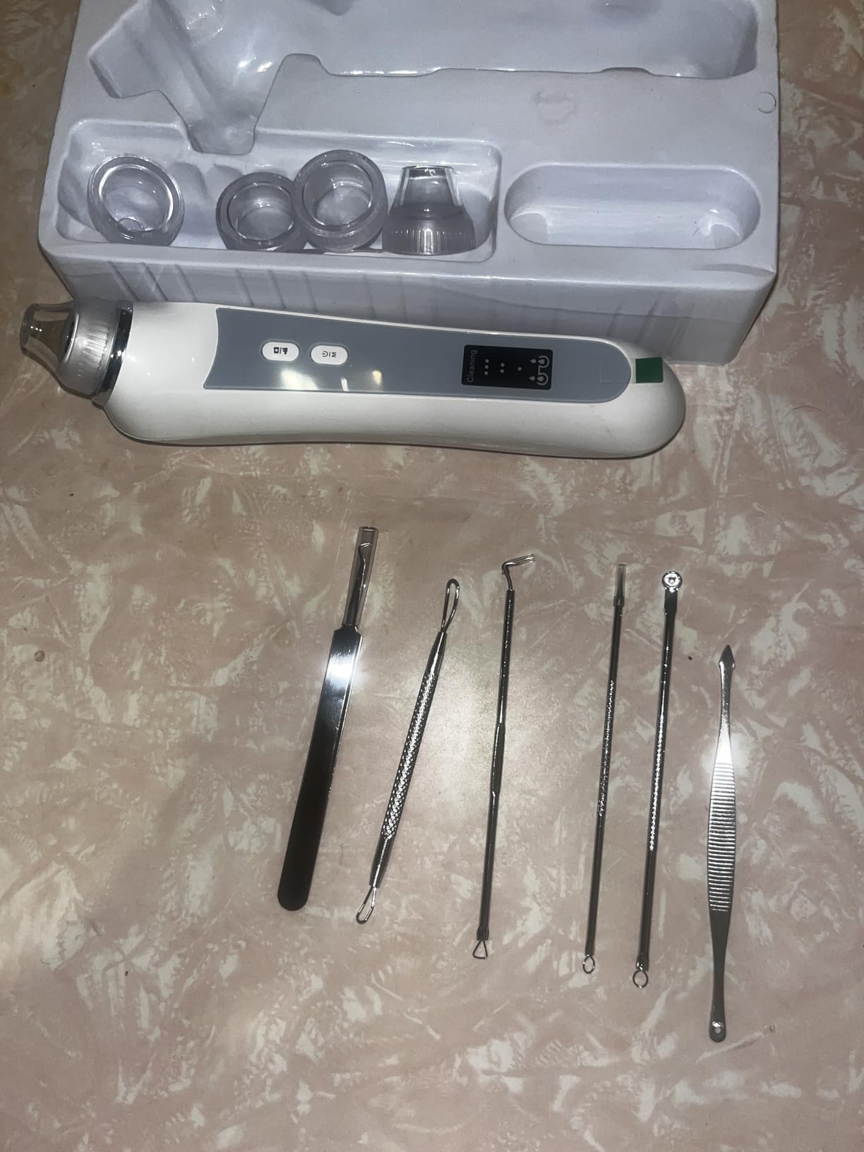 HD Camera USB Blackhead Remover Vacuum, 3 Modes 6 Suction Heads customer photo 1