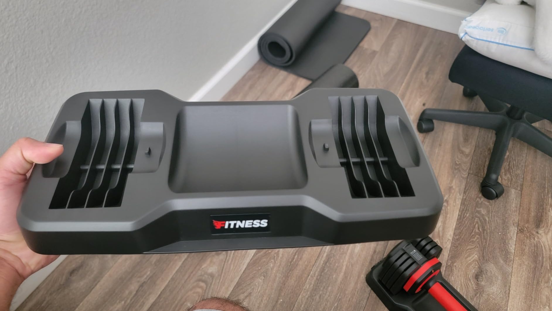 Rendpas Adjustable Dumbbell Set for Home Gym Strength Training customer photo 2