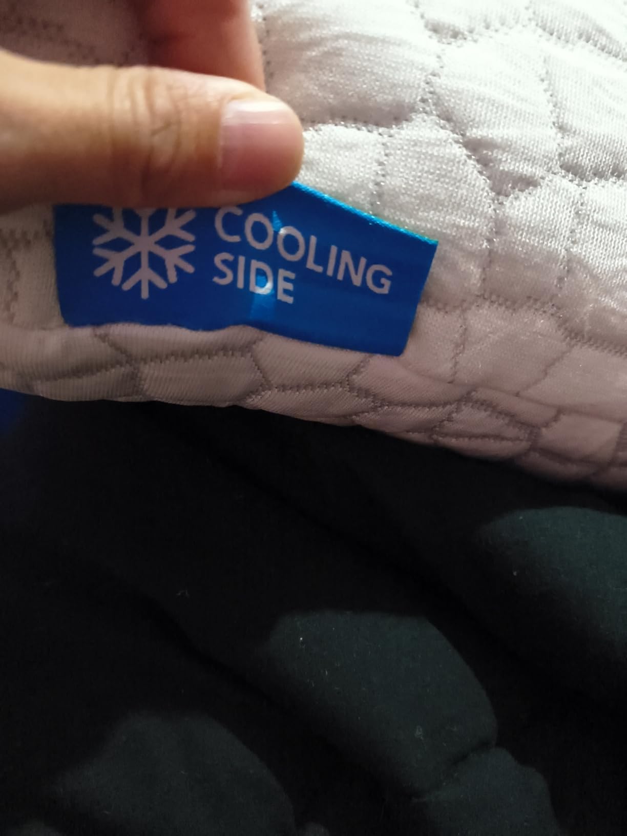 Cooling Pillow Camping Size 1 Pack, Adjustable Bed Pillows for Sleeping, Small Shredded Memory Foam Pillow for Backpacking Hiking, Airplane, Medium Firm Camping Travel Pillow with Washable Cover customer photo 1