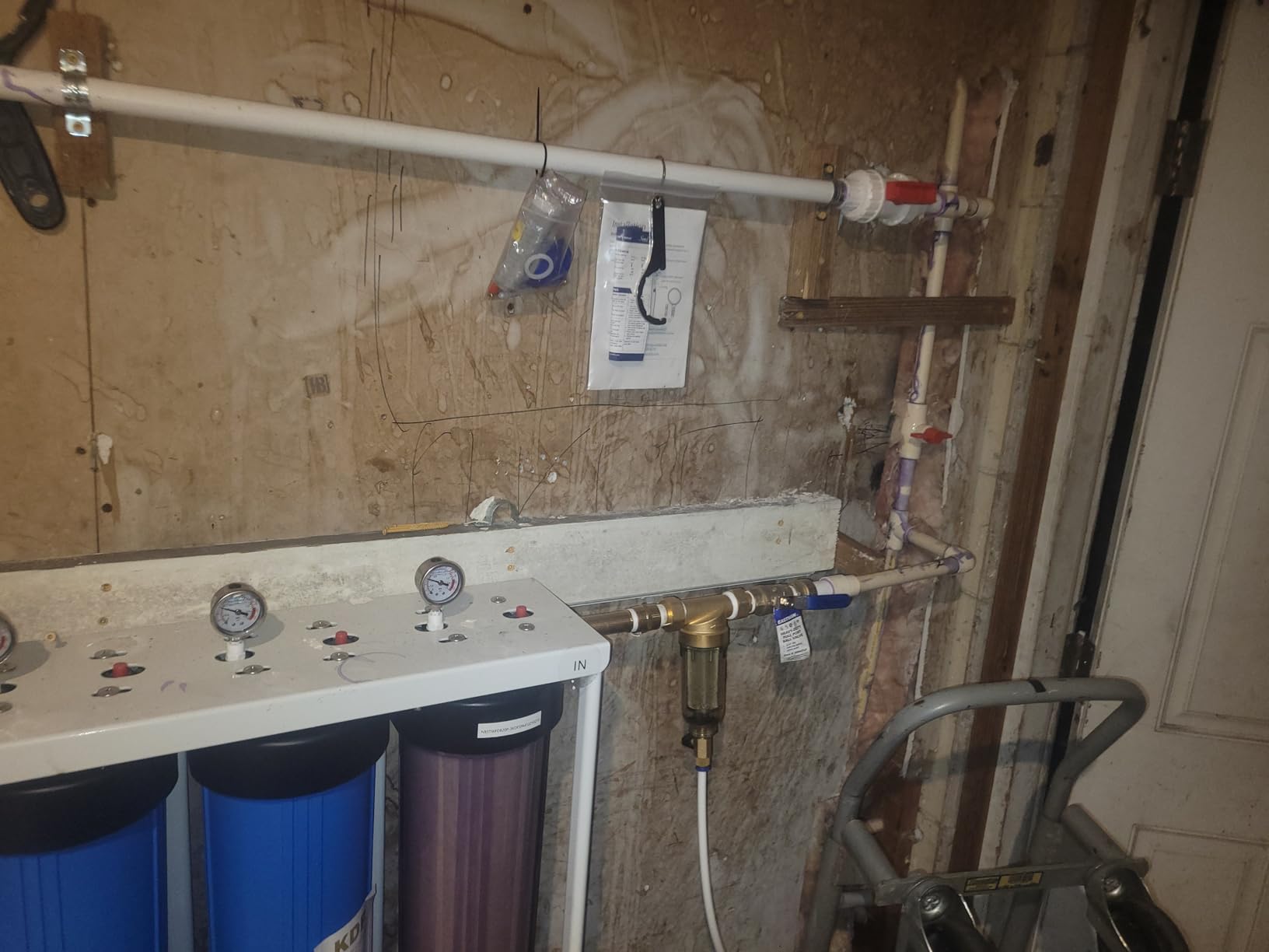 SimPure Whole House Water Filter System, 3 Stages Clear 20